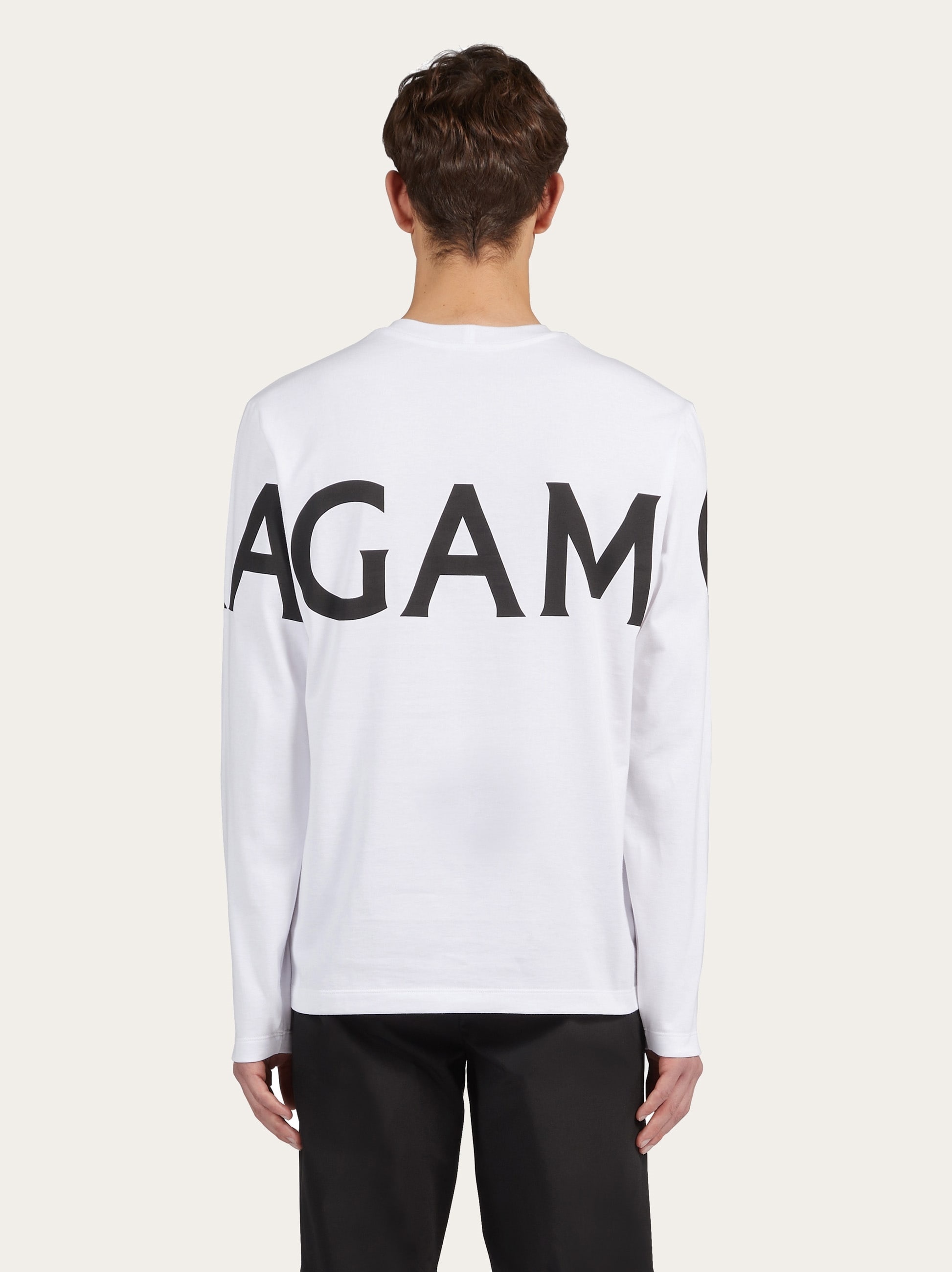 Long sleeved t-shirt with graphic logo - 3