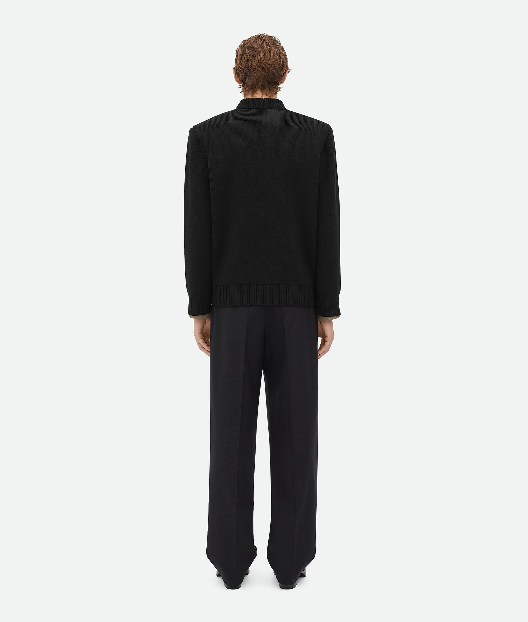 Classic Wool Tailored Jumper - 3