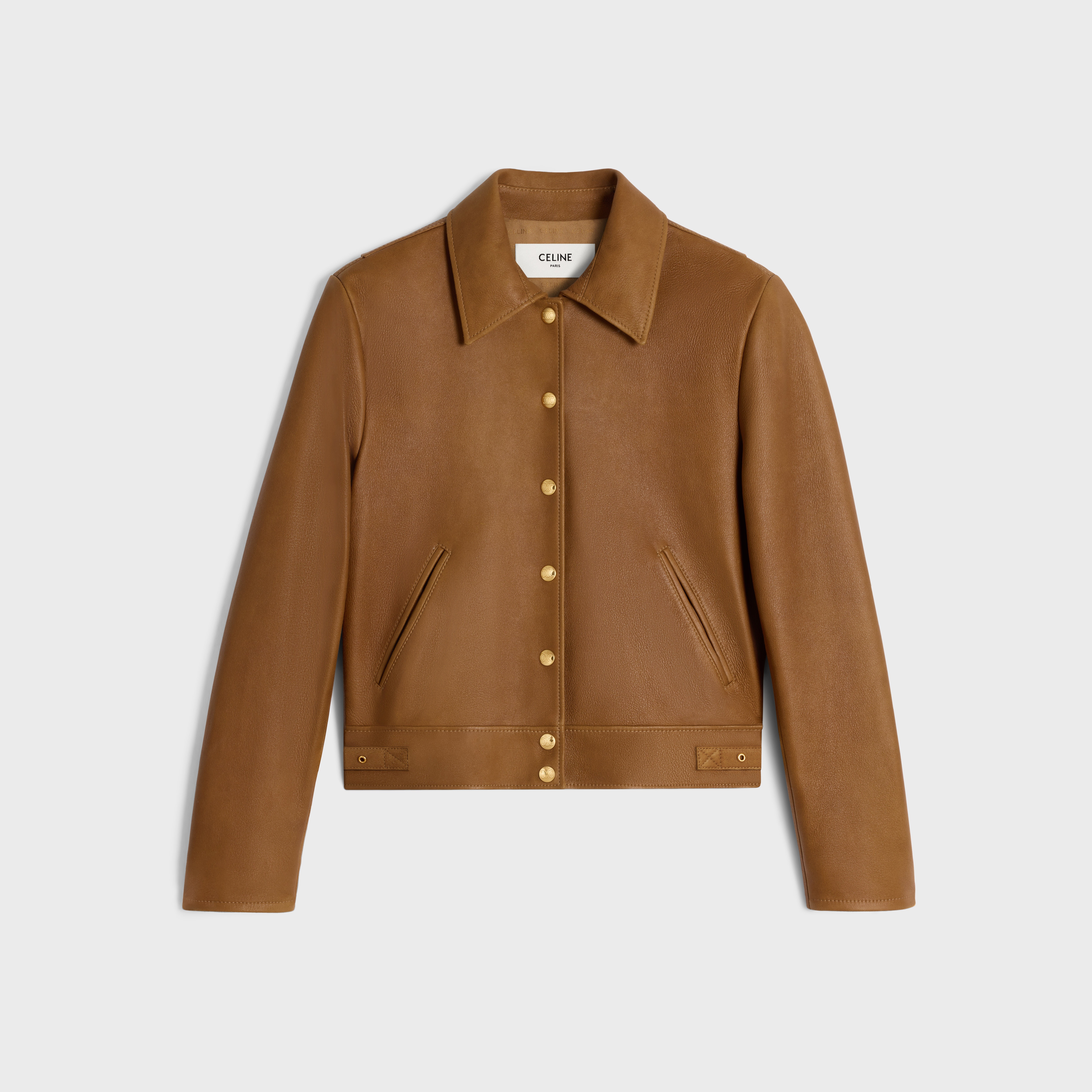 CELINE BLOUSON jacket in patina finish suede | REVERSIBLE