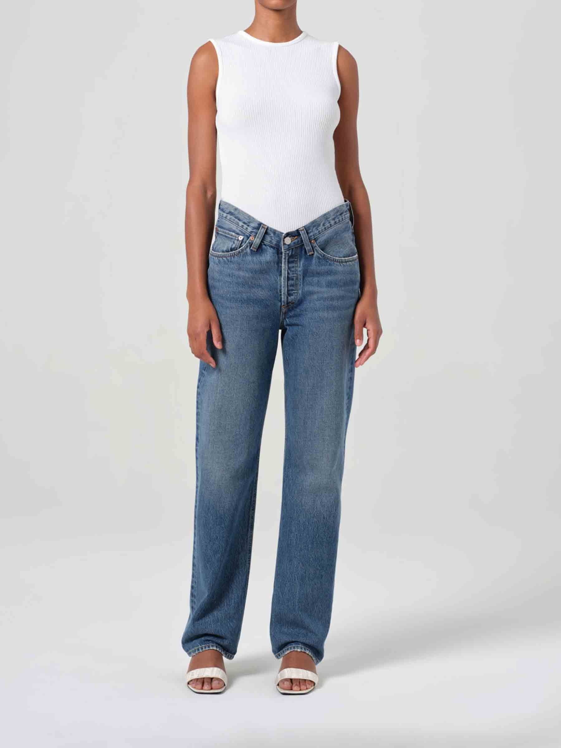 KELLY V-WAIST JEANS - 2