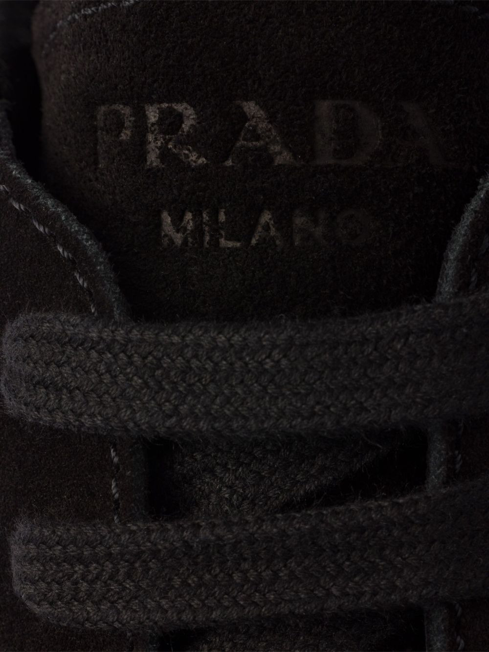 triangle-logo panelled sneakers - 5