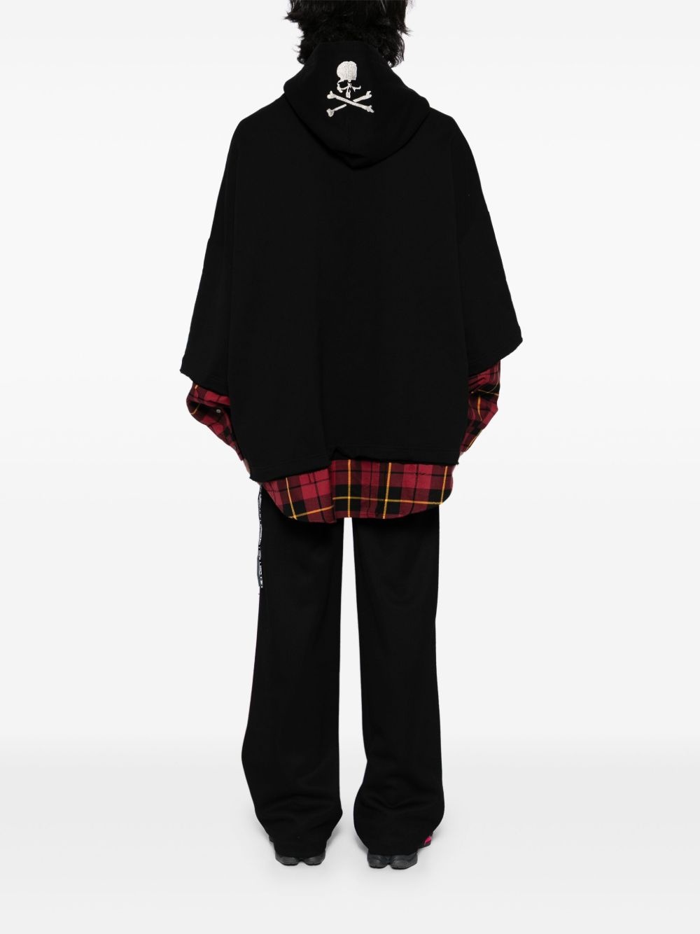 logo-embroidered hoodie - 4