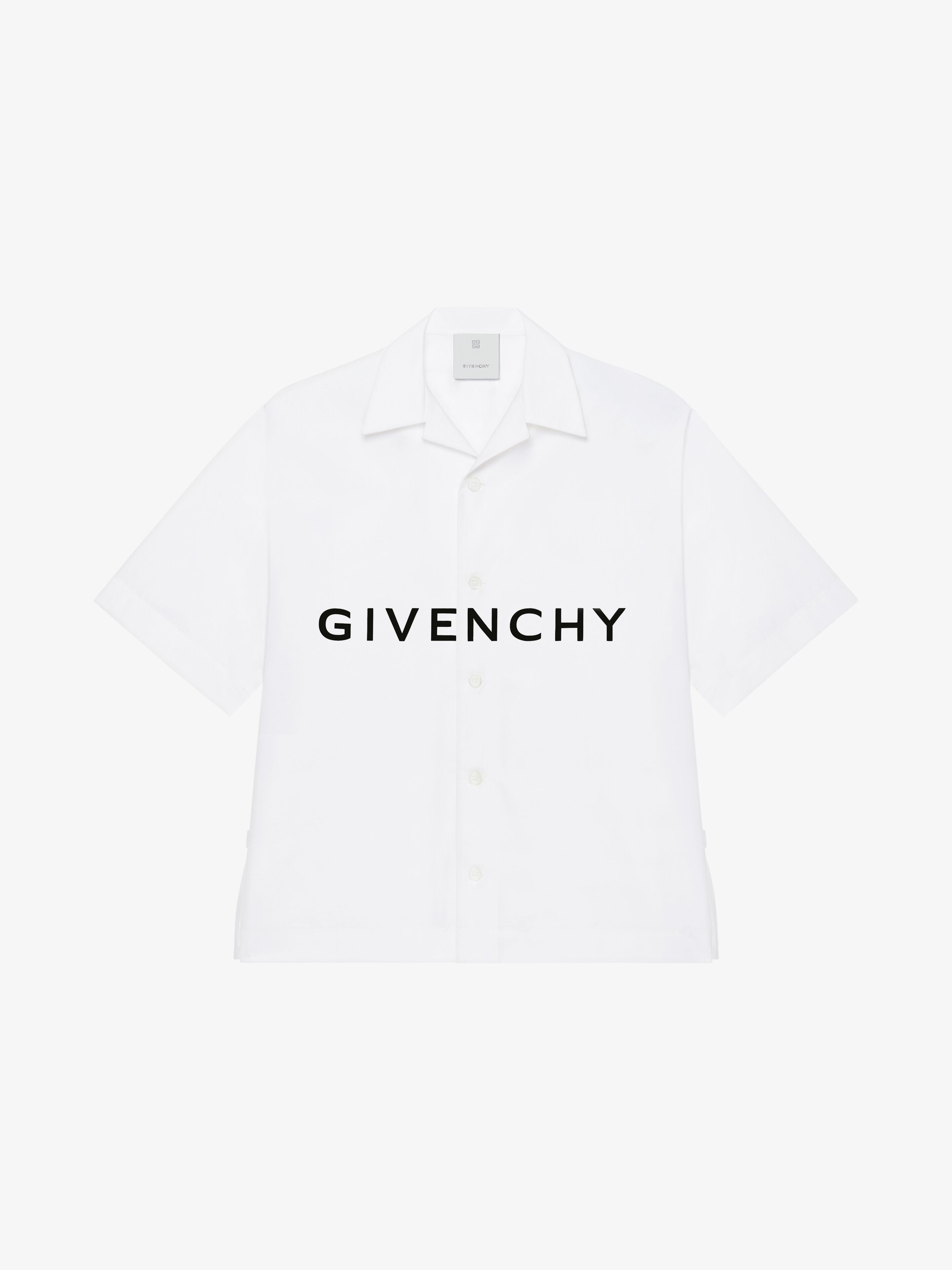 GIVENCHY BOXY FIT HAWAIIAN SHIRT IN POPLIN - 1