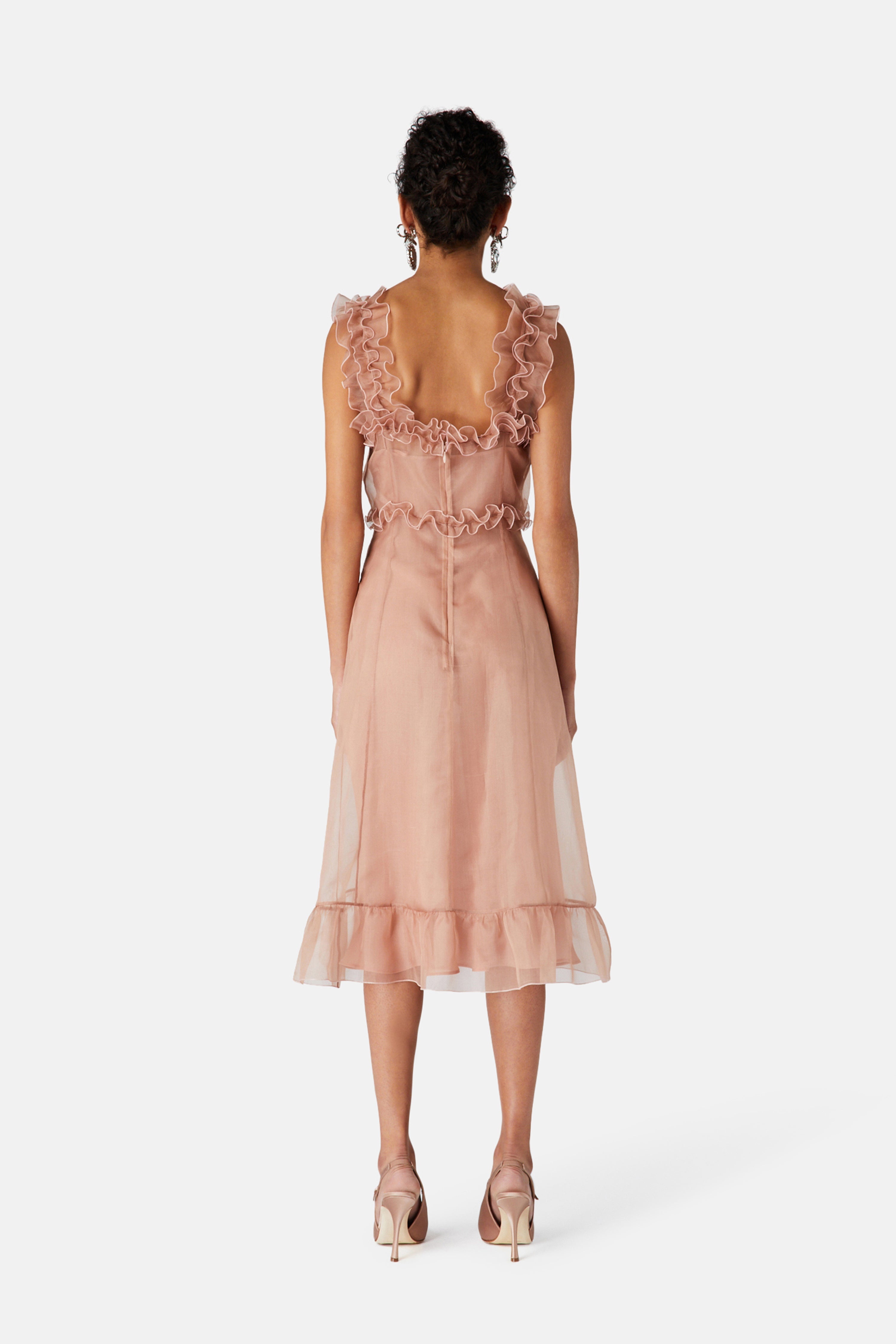 ORGANZA SLIP DRESS - 4