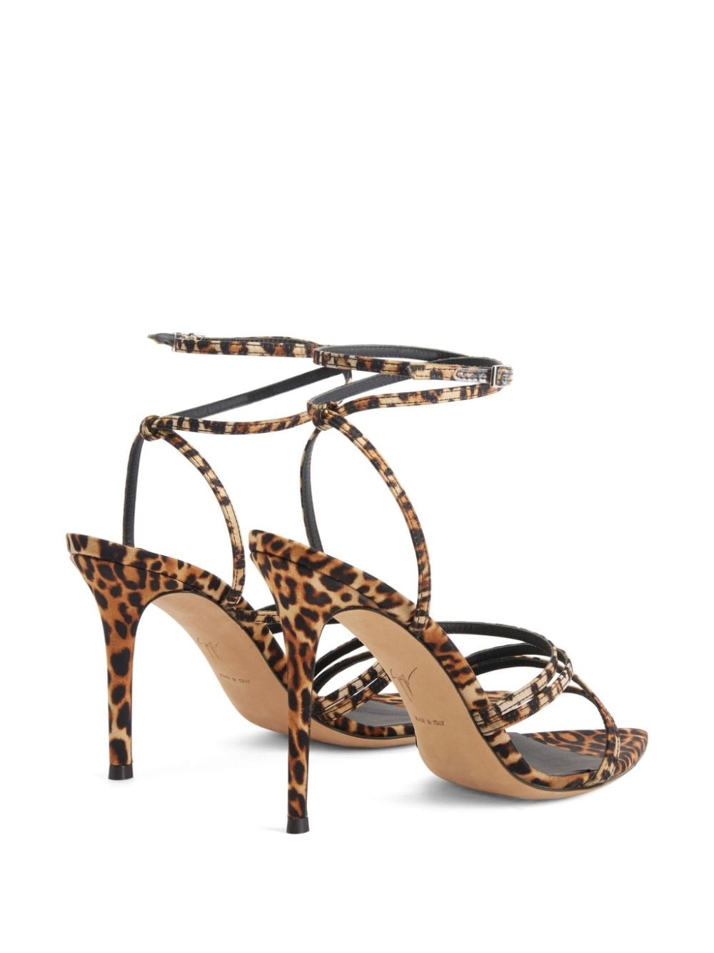 Intriigo Claire 90mm animal-print sandals - 3