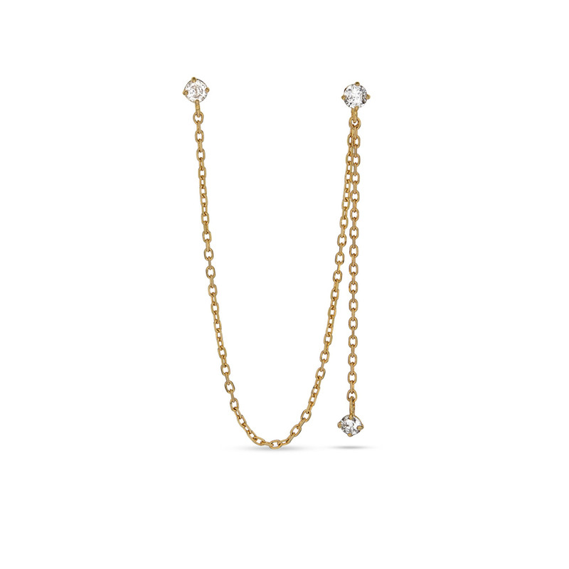 Double Dip Diamond Stud 1