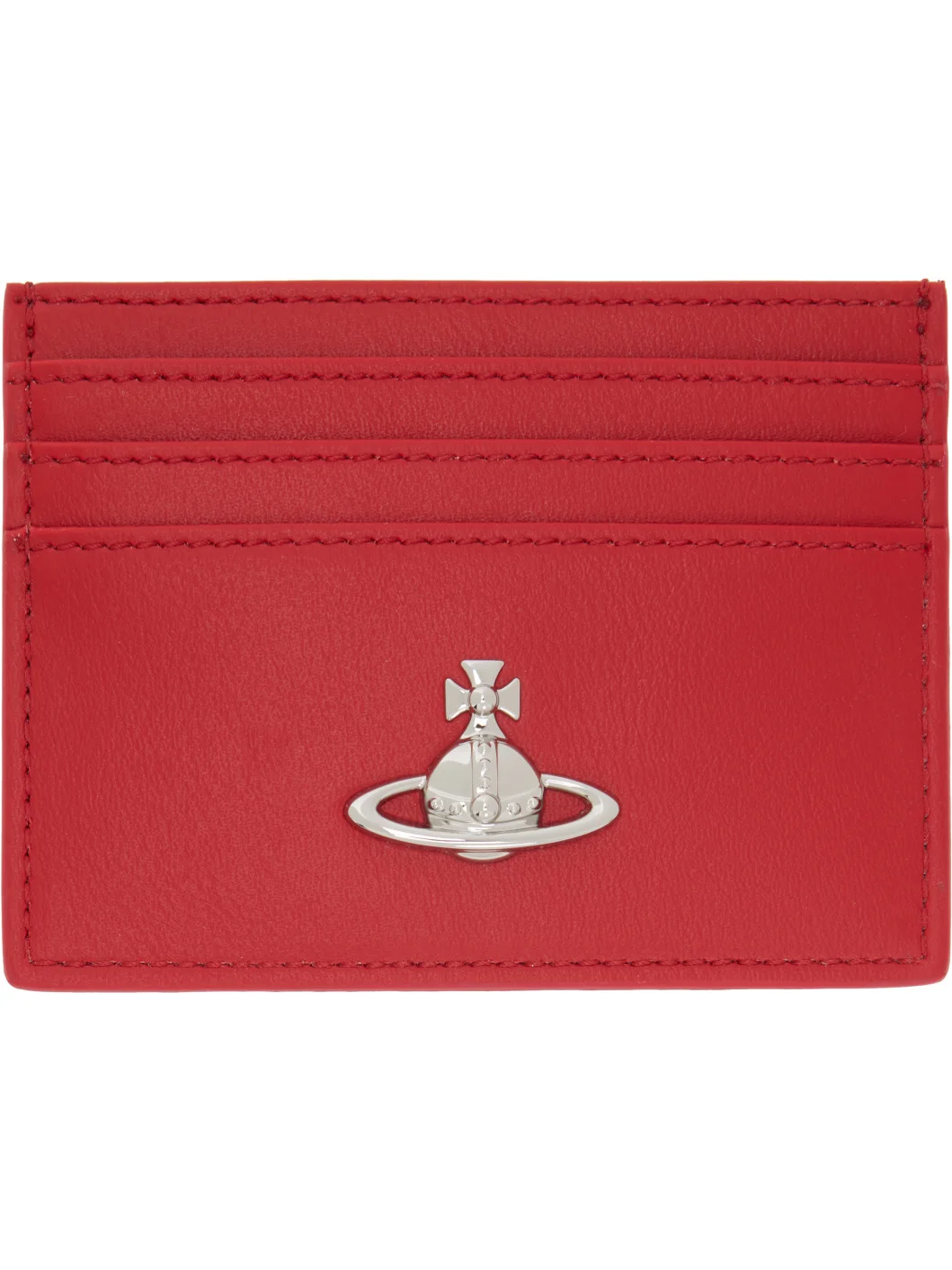 Red Flat Card Holder - 1