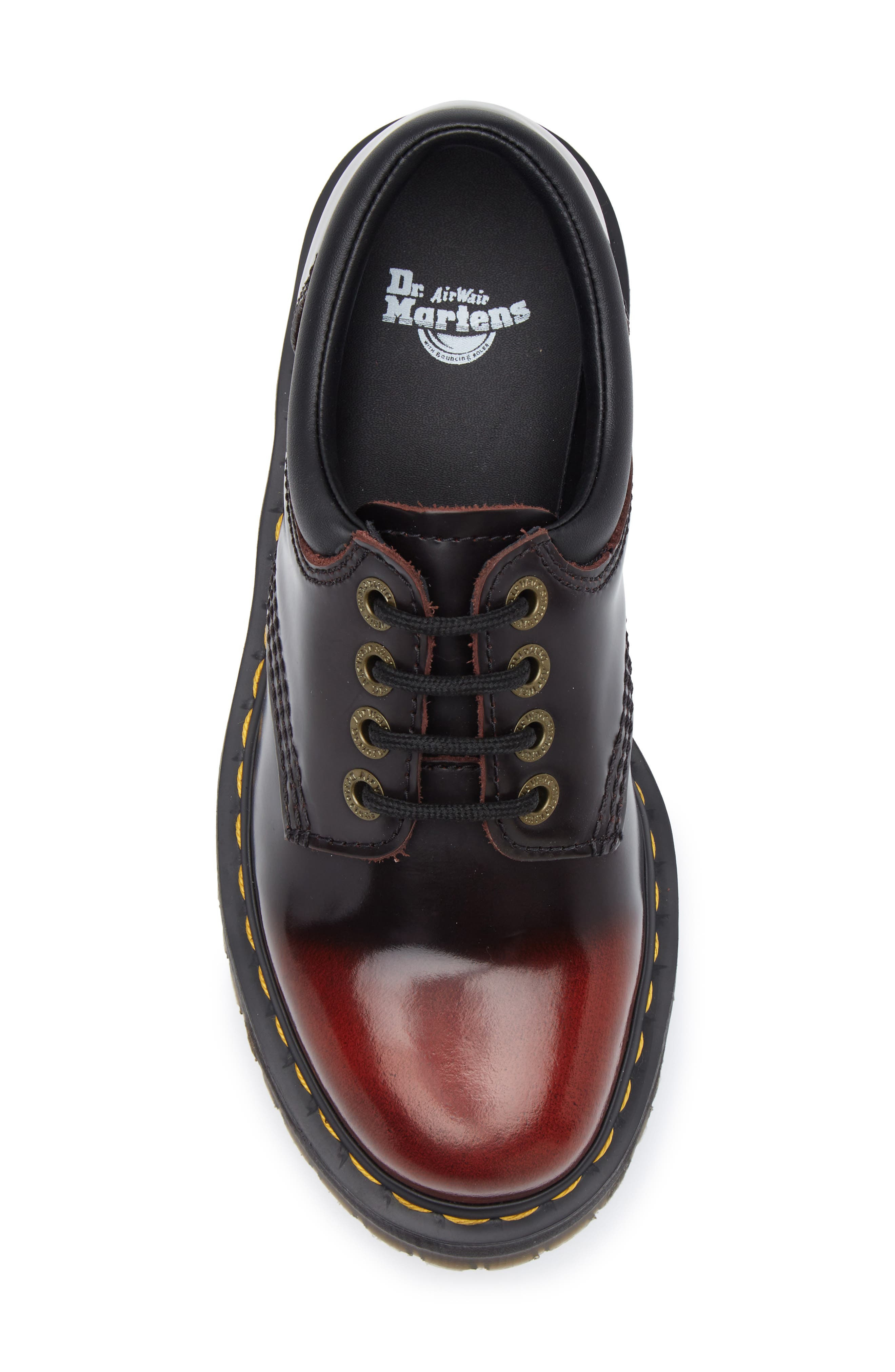 Dr. Martens 8053 Quad Platform Derby in Cherry Red at Nordstrom - 5