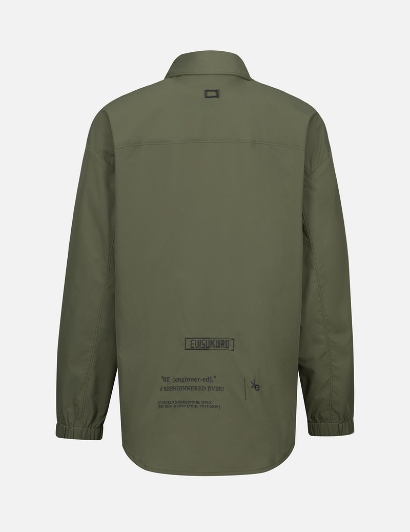 EVISU Logo Embroidery Shirt Jacket outlook