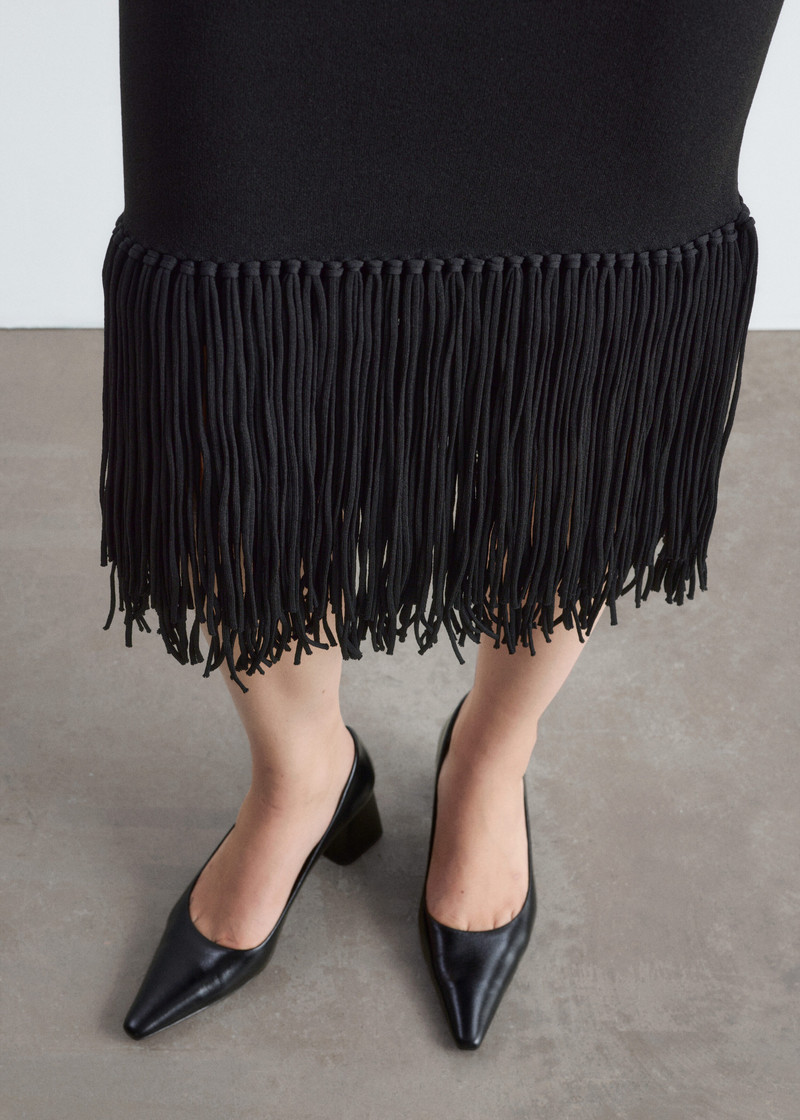 Fringed Midi Skirt 5