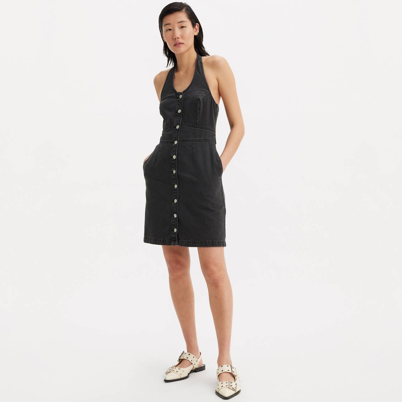 JANEESAH HALTER DRESS - 2