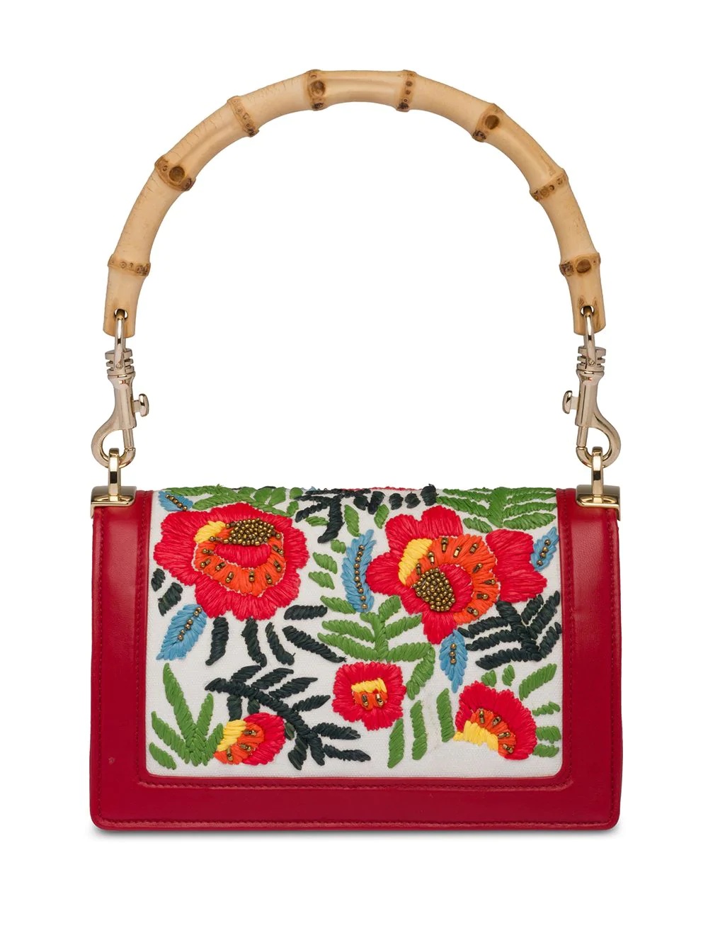 floral-embroidered shoulder bag - 3