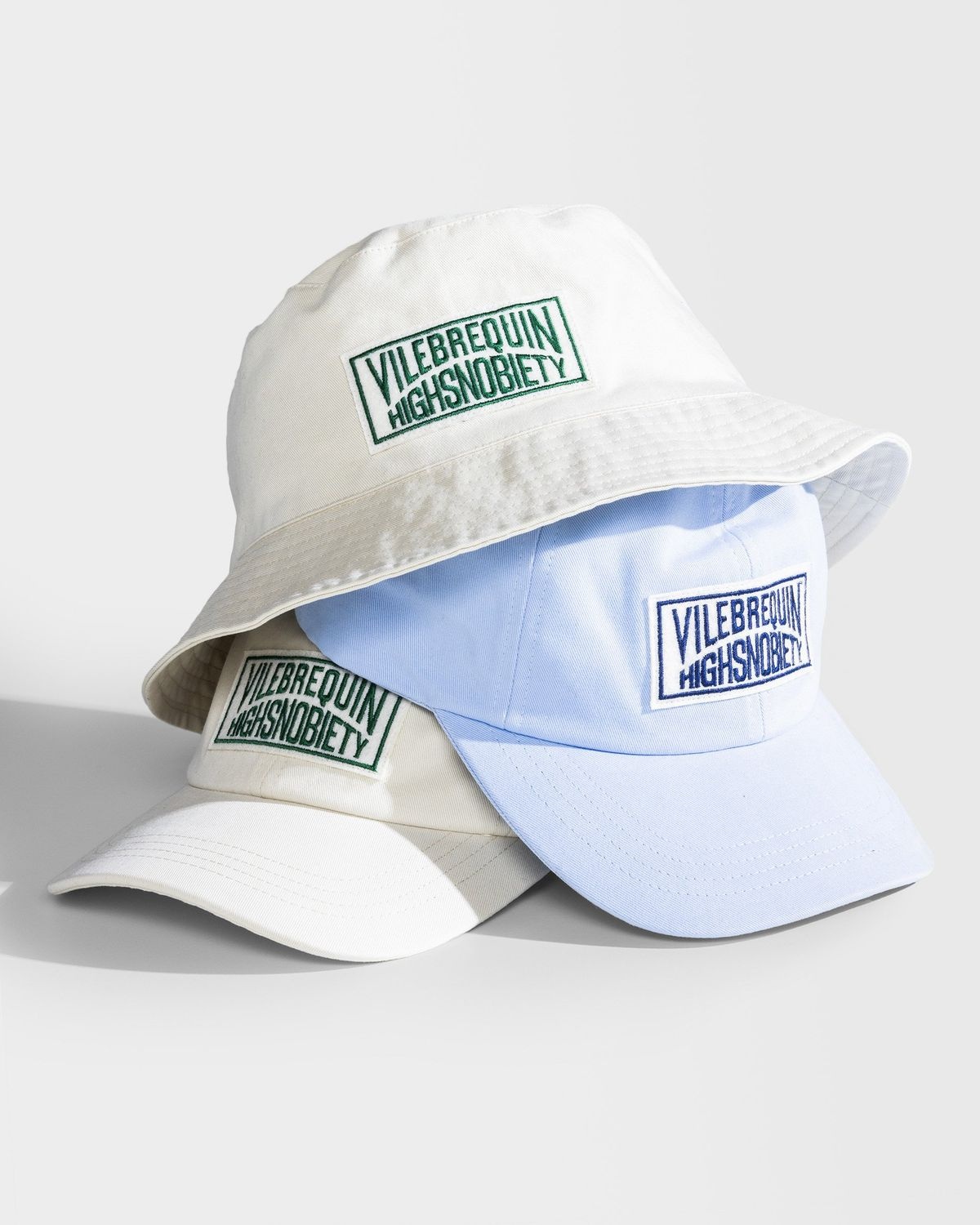 Mens Vilebrequin green x Highsnobiety Logo Bucket Hat