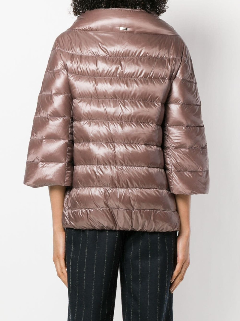 3/4 sleeve puffer jacket 4
