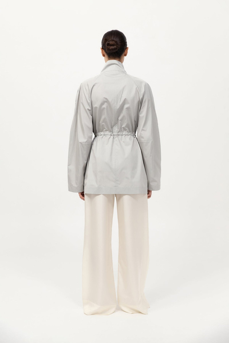 Paper Taffeta Parka - Silver 5
