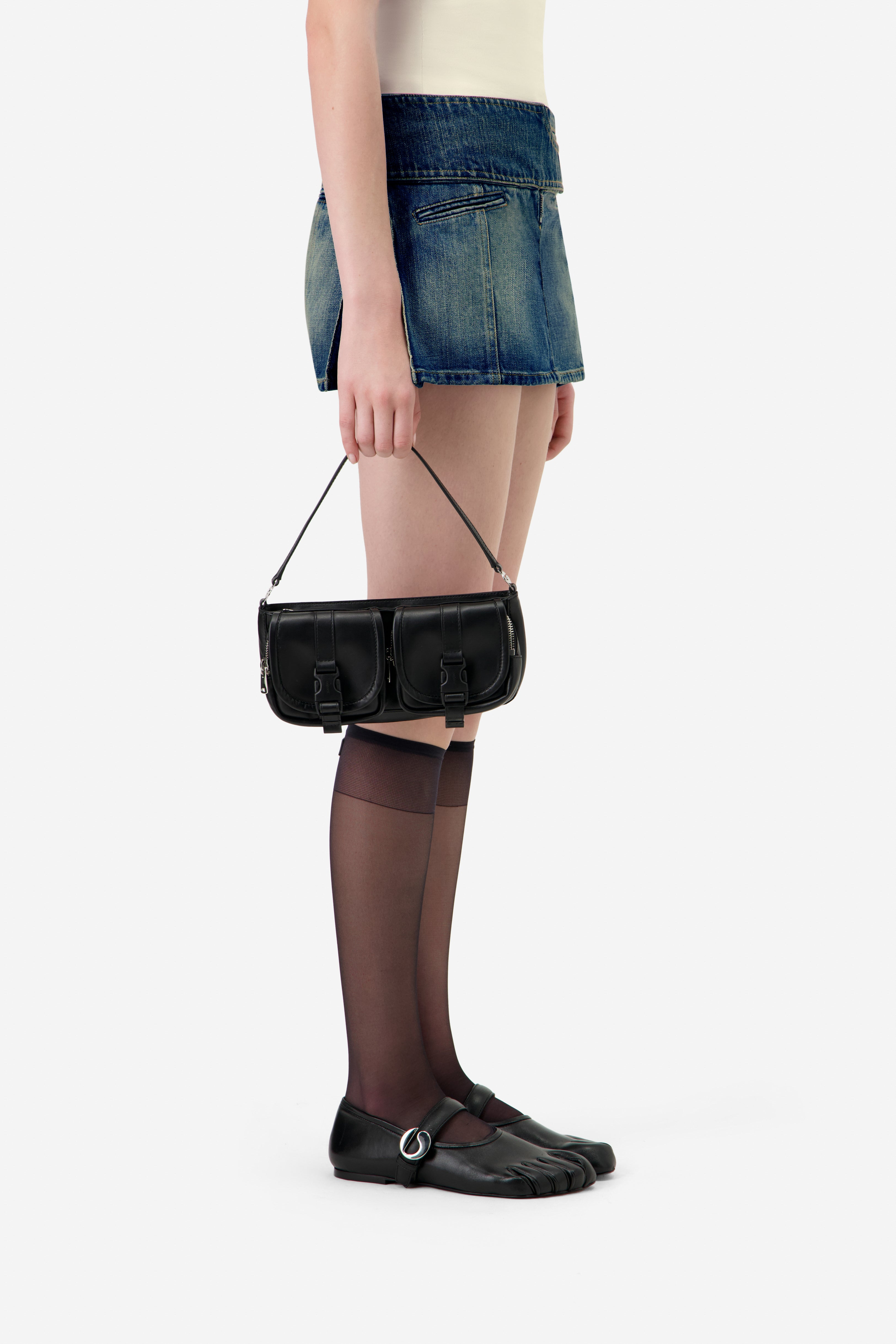 Yoke Denim Skirt - 5