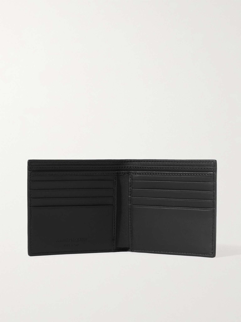 Alexander McQueen Logo-Print Leather Billfold Wallet outlook