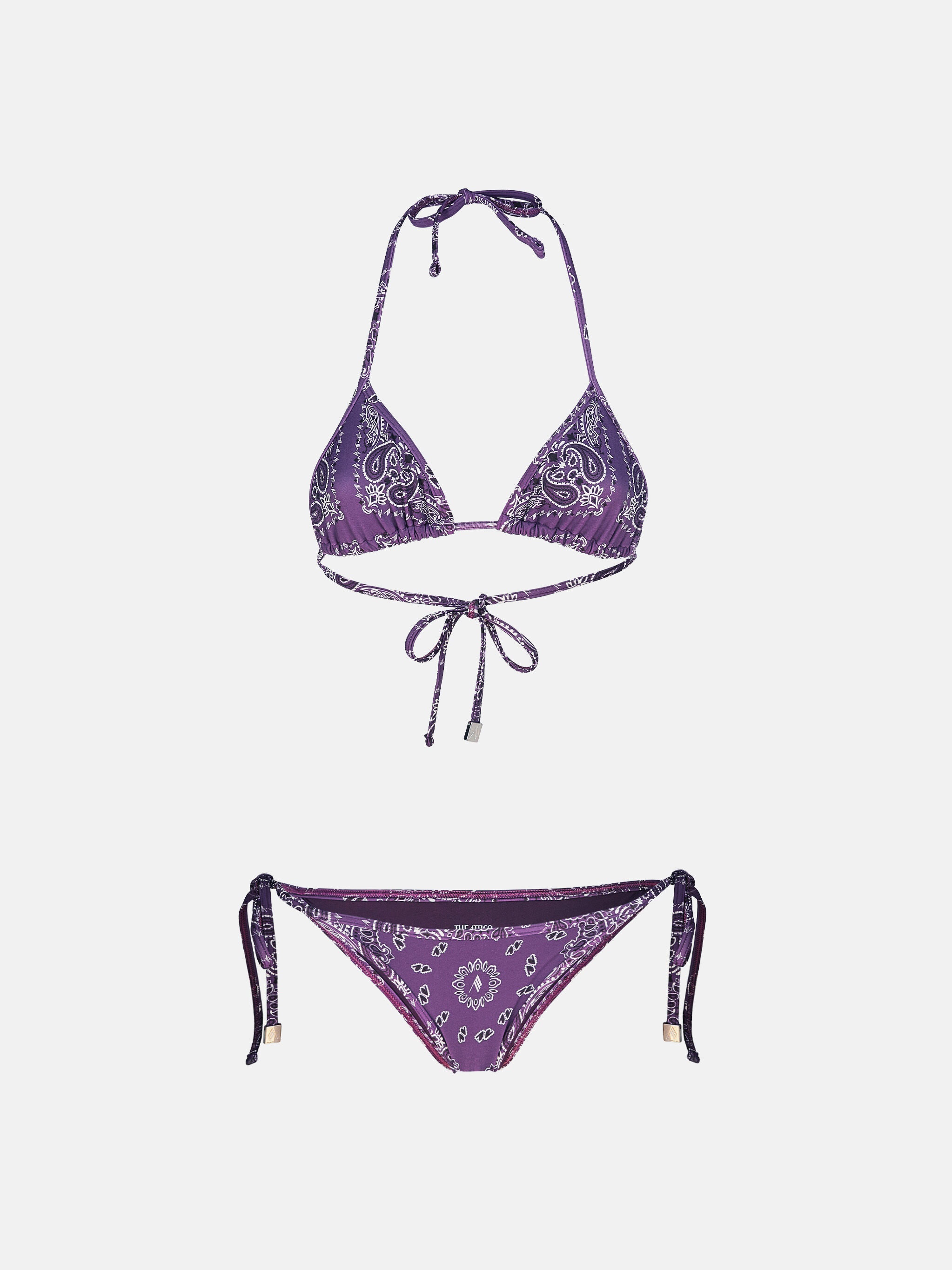 VIOLET, BROWN AND WHITE BIKINI - 2