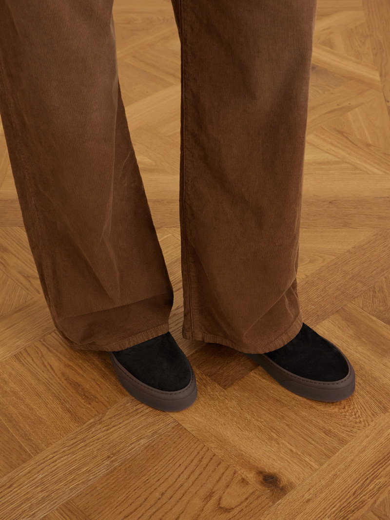 The Row Mh Suede Platform Sneakers outlook