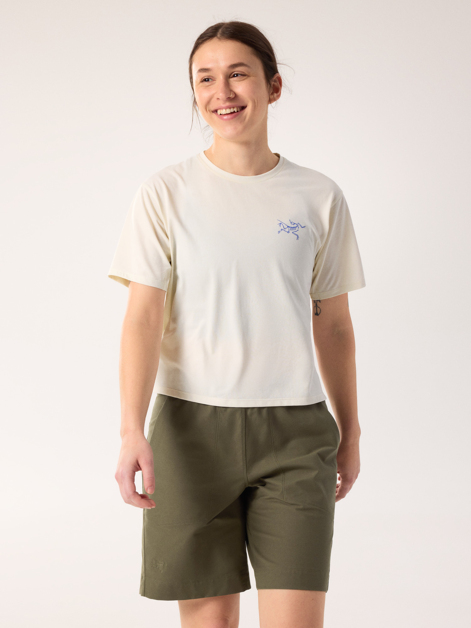 Taema Crop Topo Shirt SS - 2