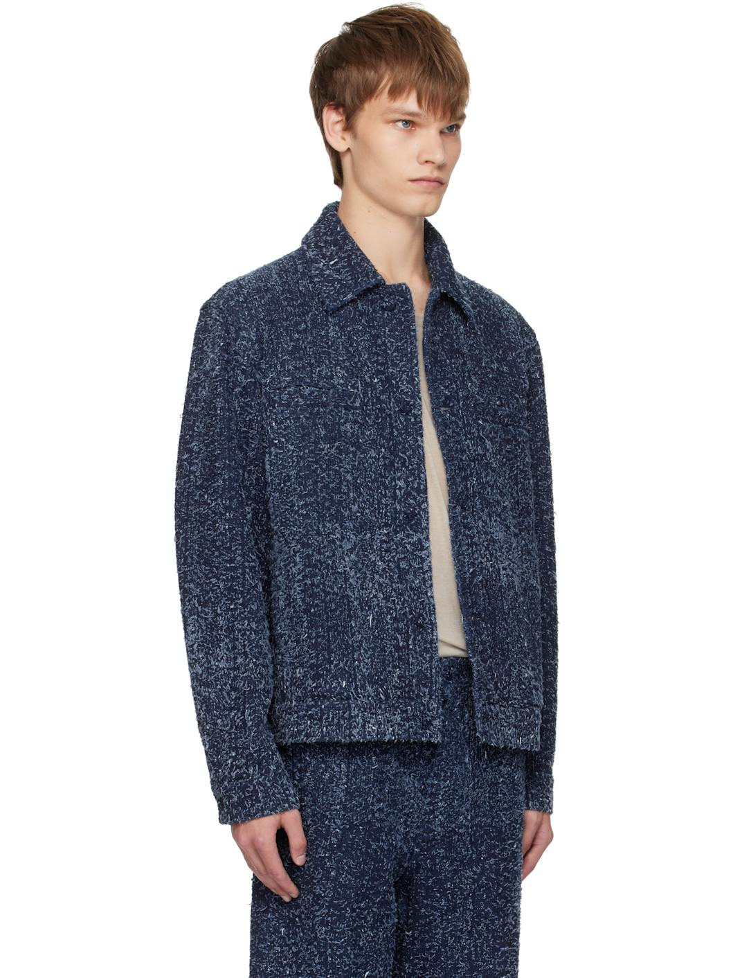 Navy Towel Denim Jacket - 2