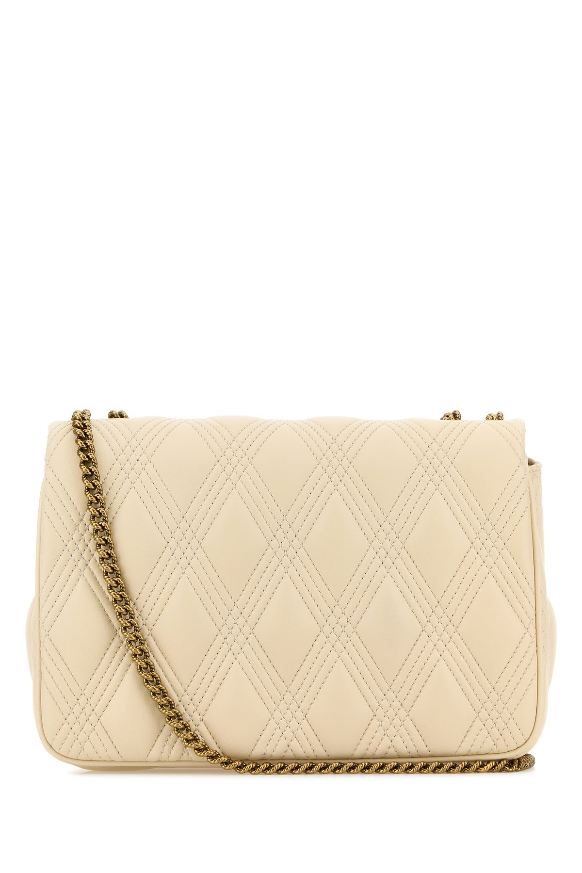Ivory nappa leather large Quiltie 67 shoulder bag - 3