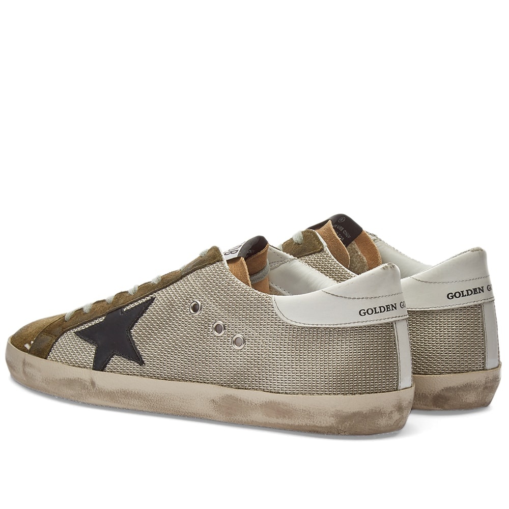 Golden Goose Superstar Leather Mesh Sneaker - 3