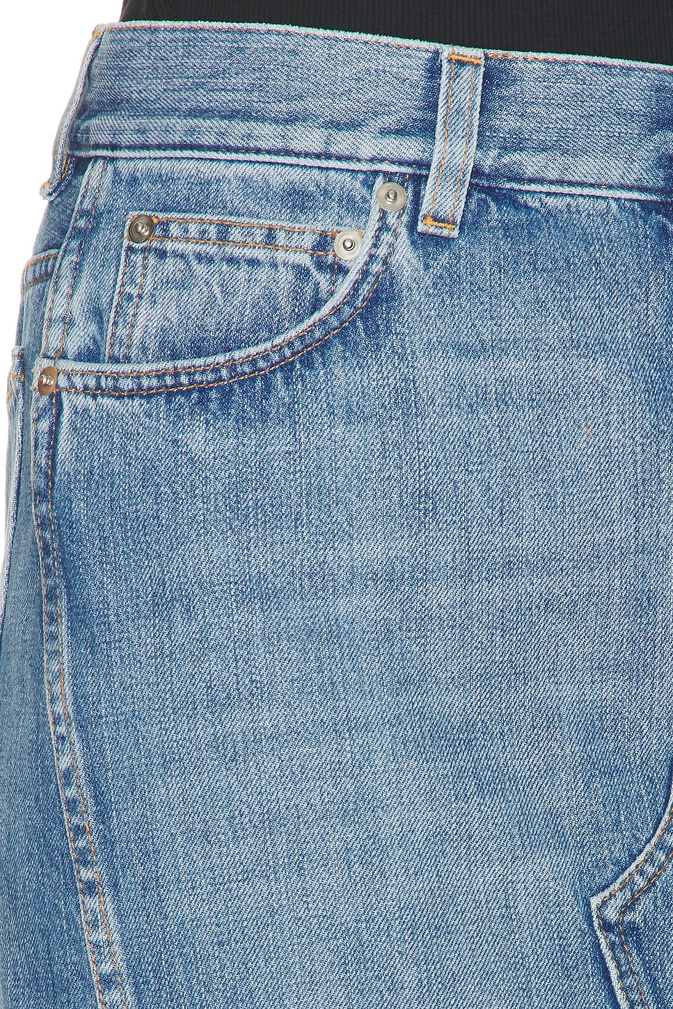 Long Denim Skirt - 7