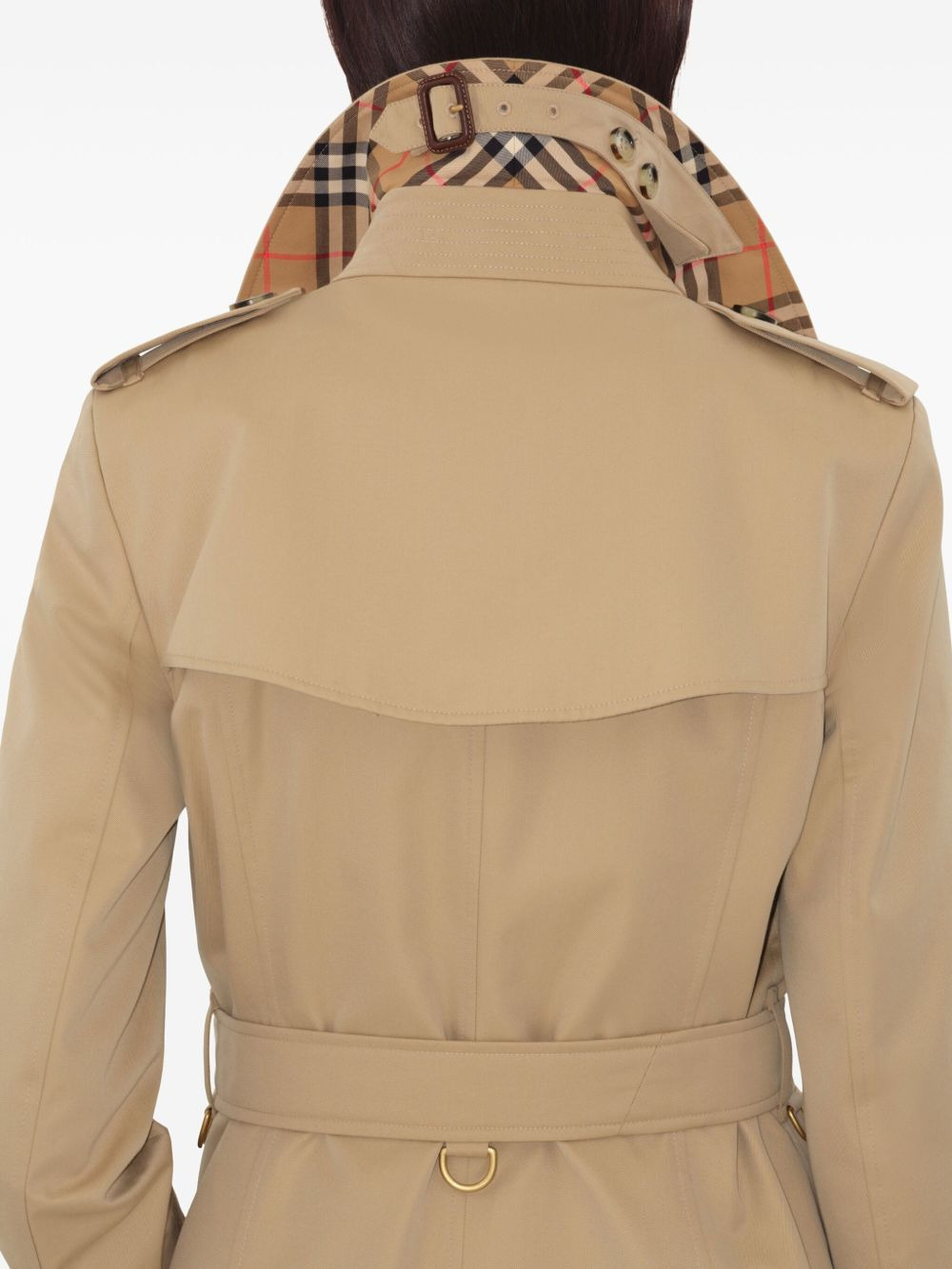 double-breasted trench coat - 6