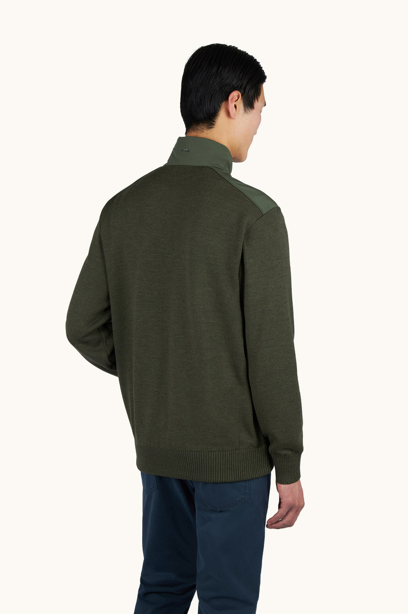 Paul & Shark ZIP-UP SWEATER IN SOFT COOL TOUCH WOOL WITH TYPHOON® RE-4X4 STRETCH DETAILS outlook