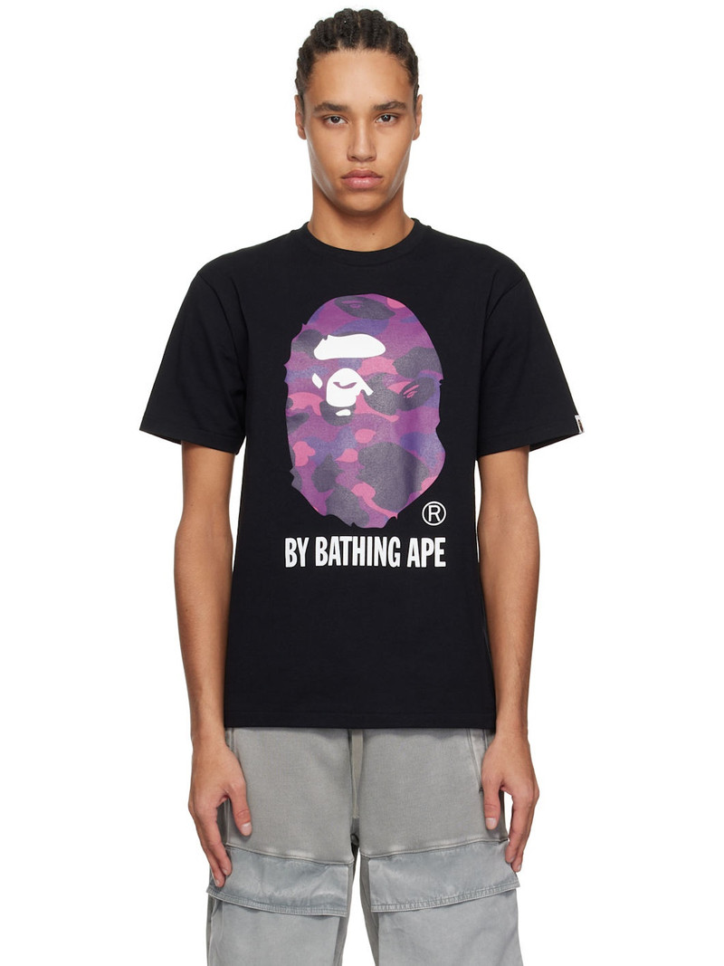 Black Color Camo 'By Bathing Ape' T-shirt - 1