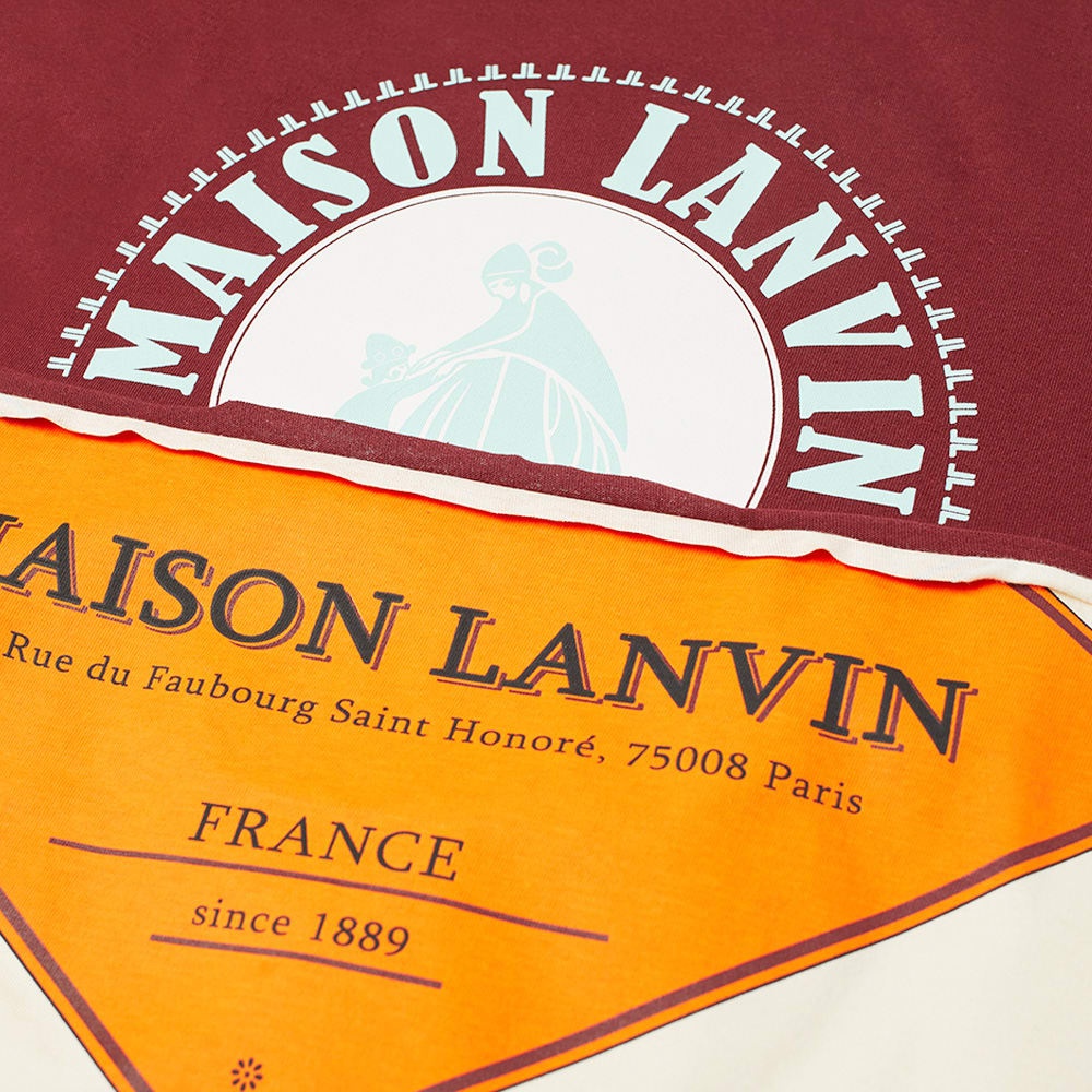 Lanvin Cut And Sew Logo Tee - 2