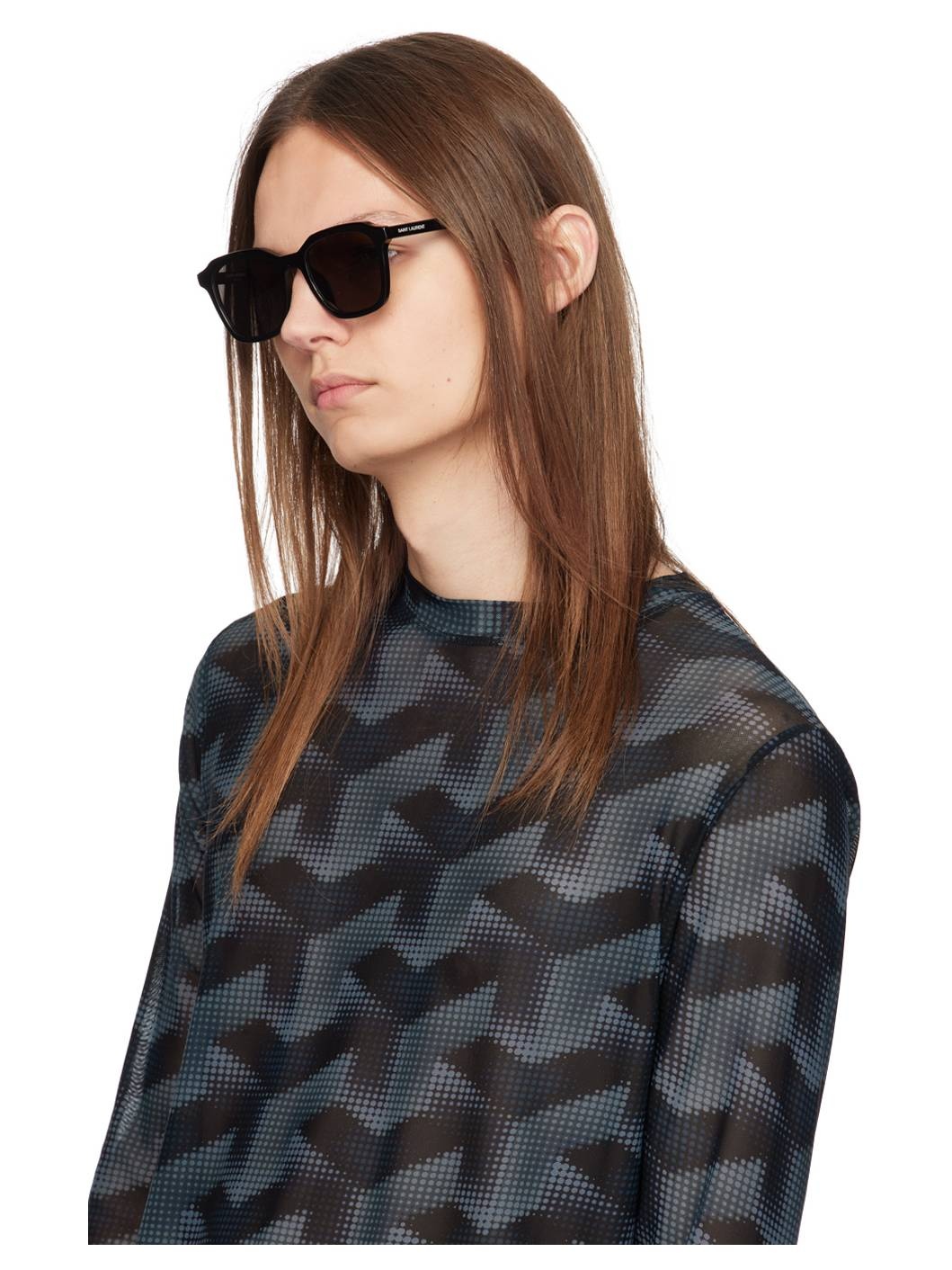 Black SL 457 Sunglasses - 4