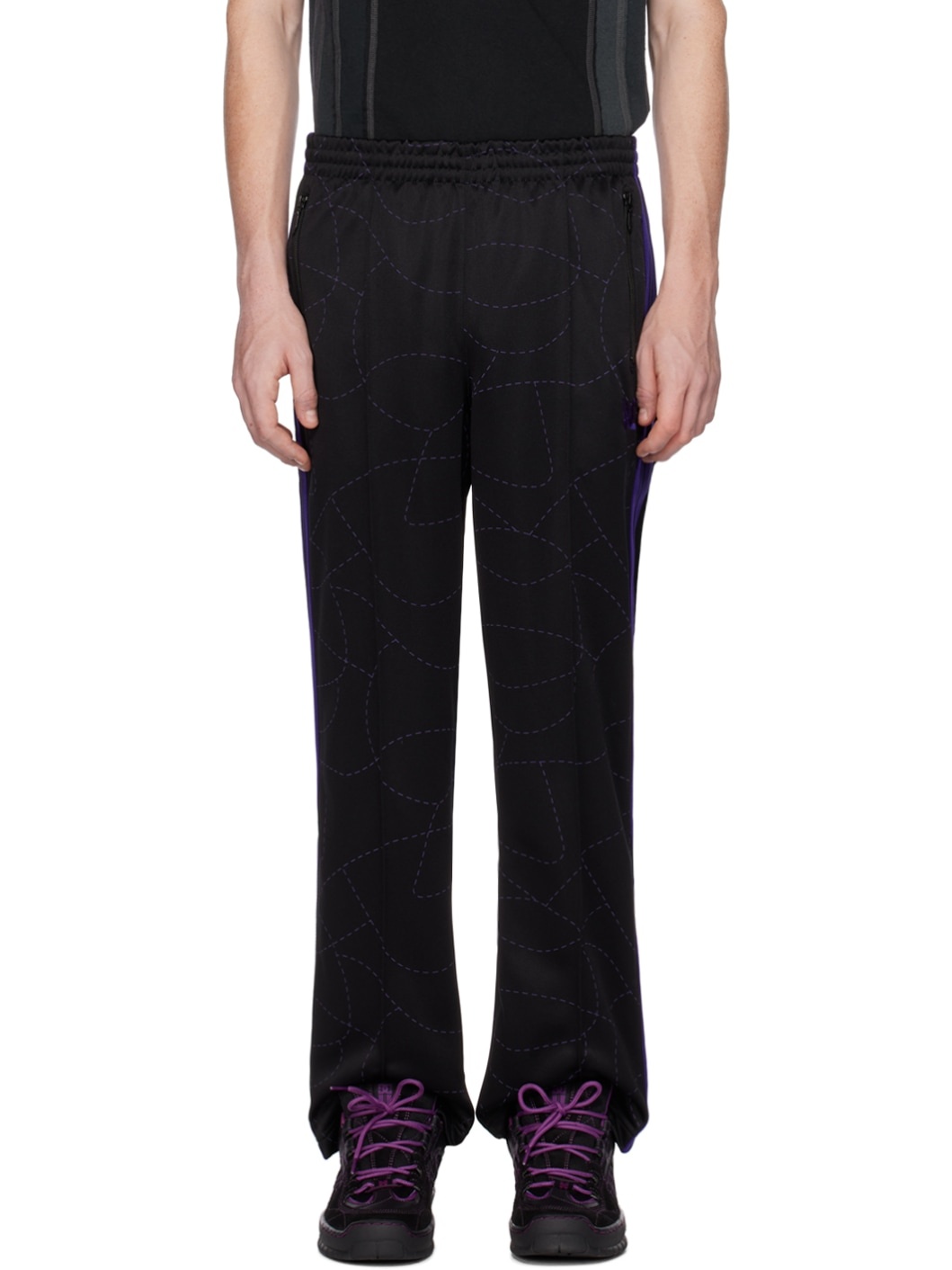 Black DC Shoes Edition Track Pants - 1