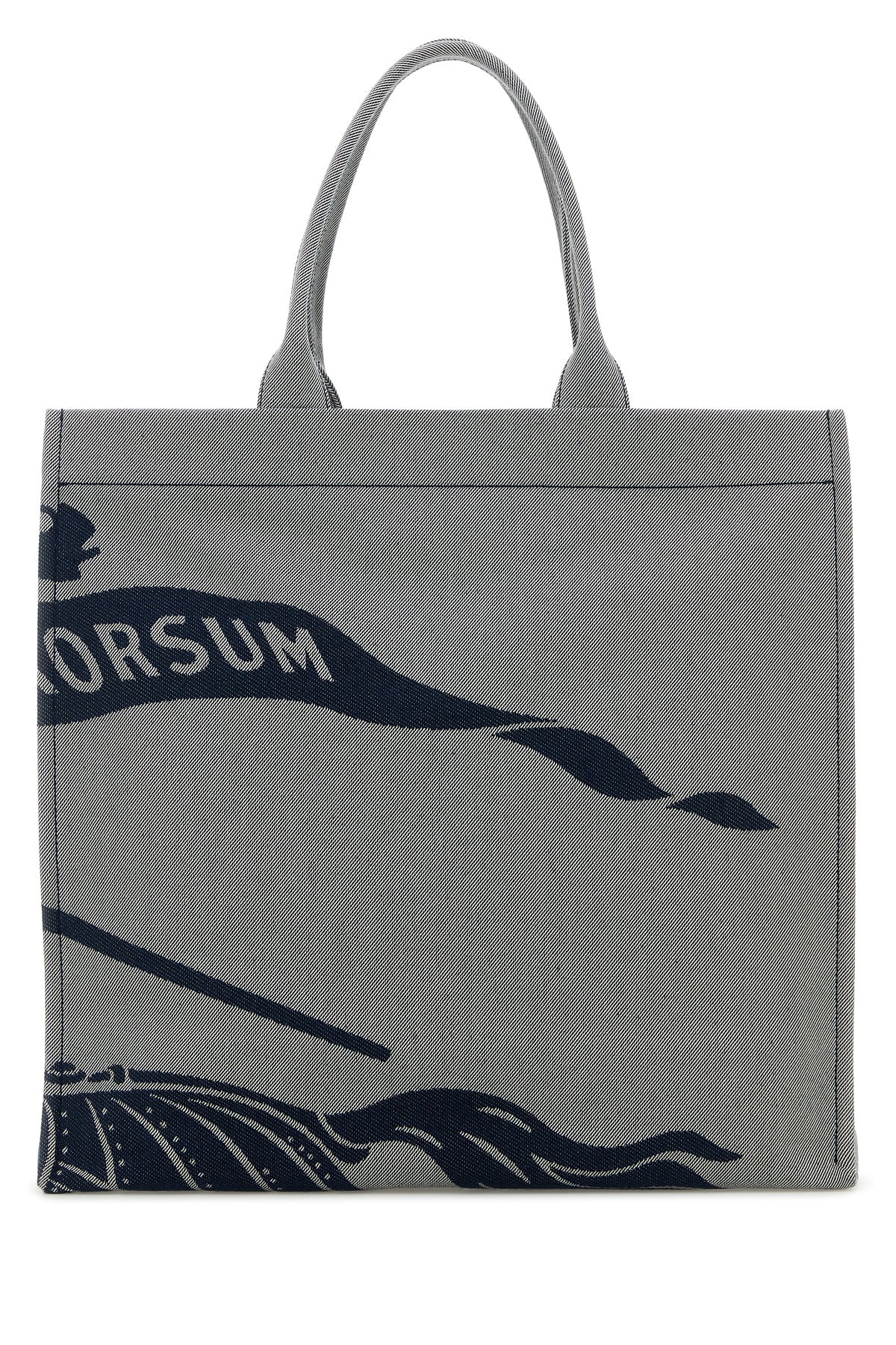 Embroidered canvas shopping bag - 3