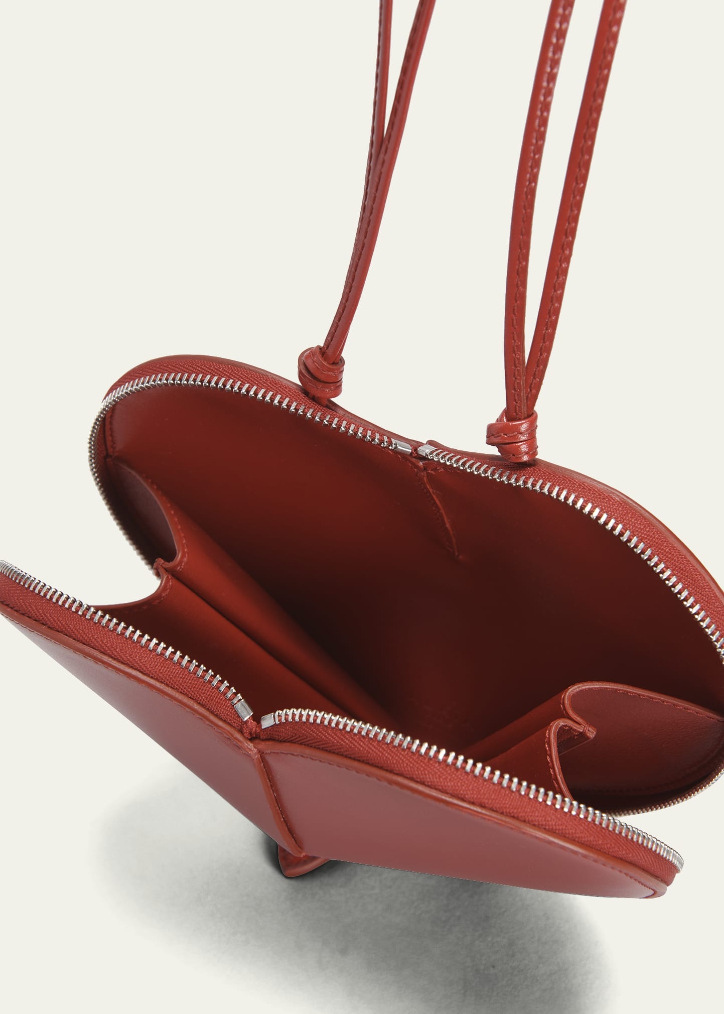 Heart Leather Shoulder Bag - 4