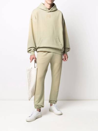 Fear of God drawstring waist track trousers outlook