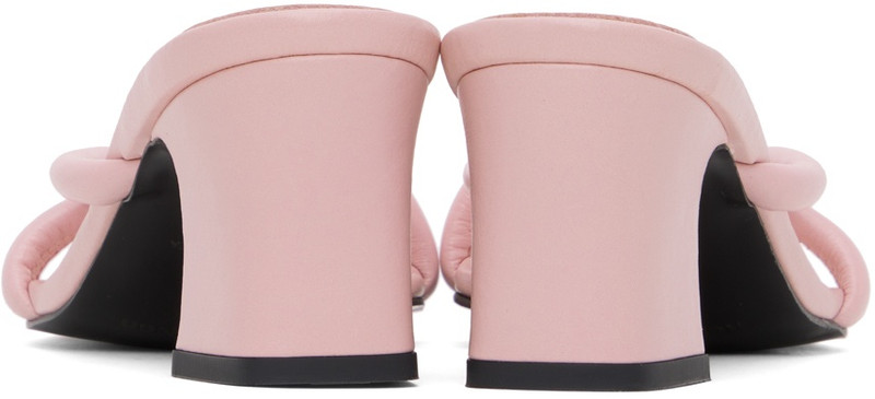 REIKE NEN Pink Twisted Heeled Sandals outlook