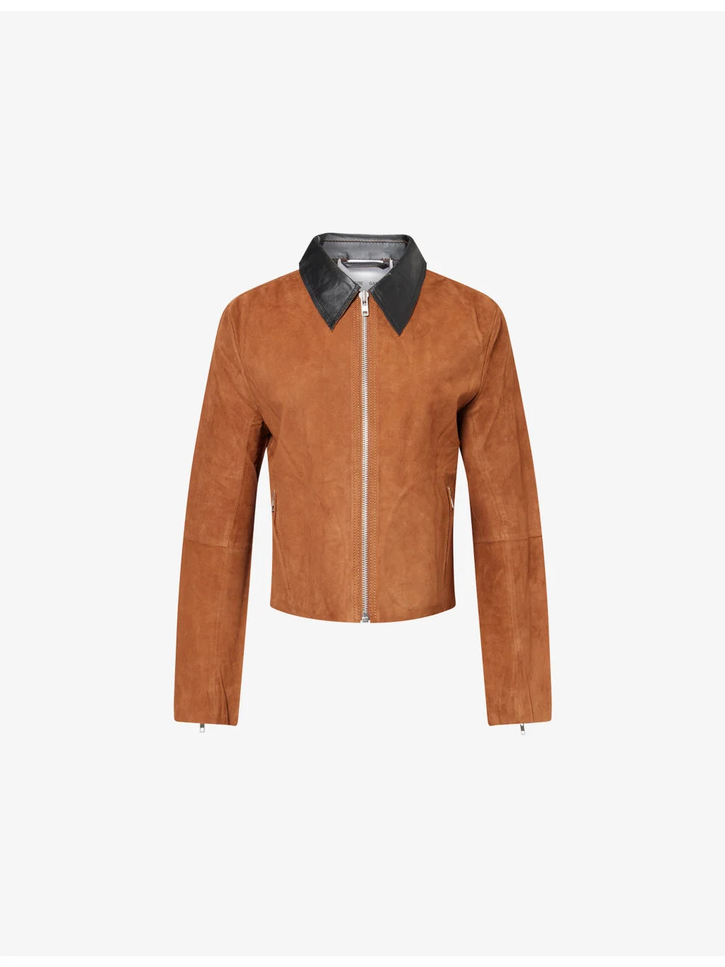 Sashiloh Boxy-Fit Leather Jacket - 1