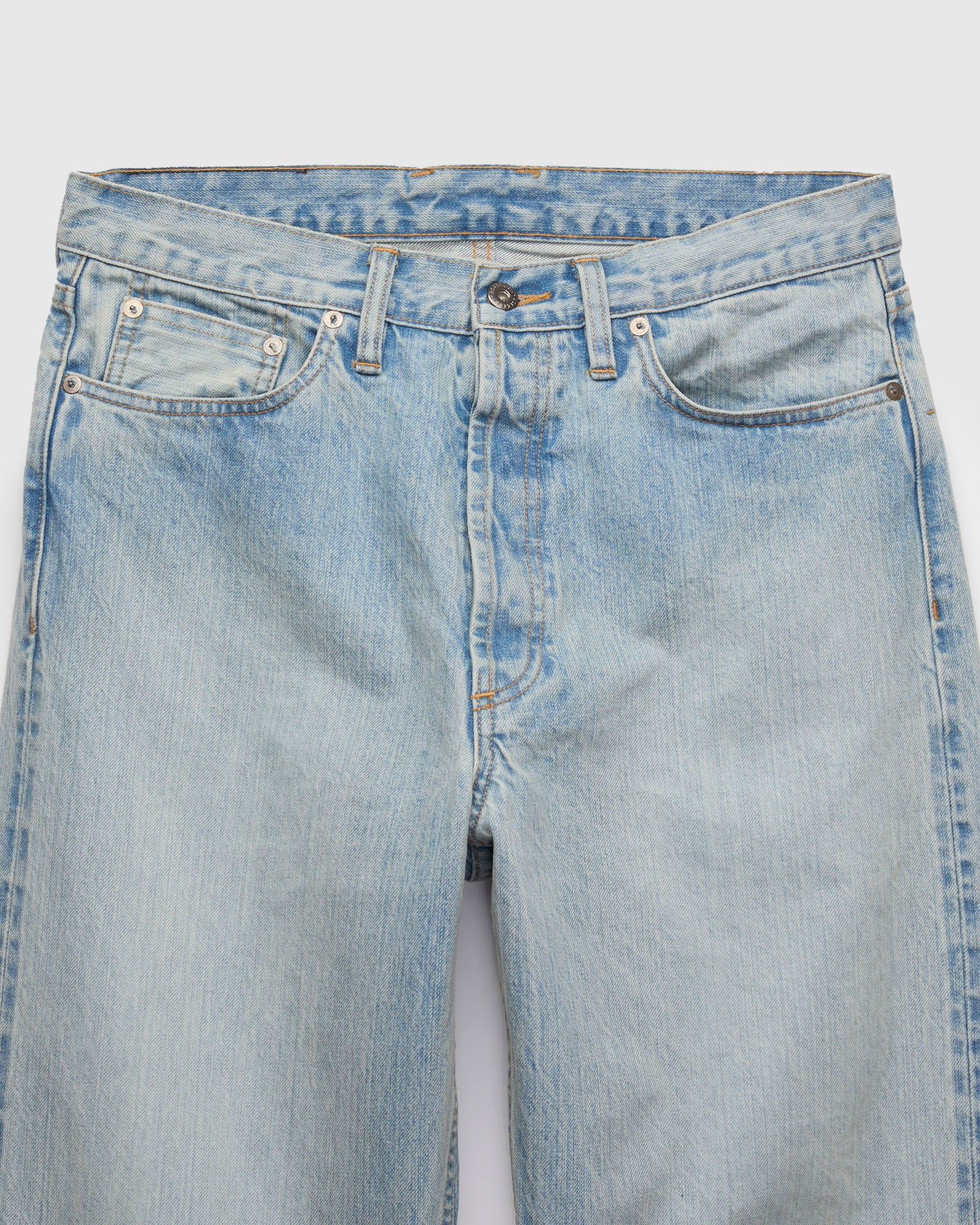 RS-100XV 14oz Vintage Wash Indigo Selvedge Denim - Relaxed Straight Fit - 4