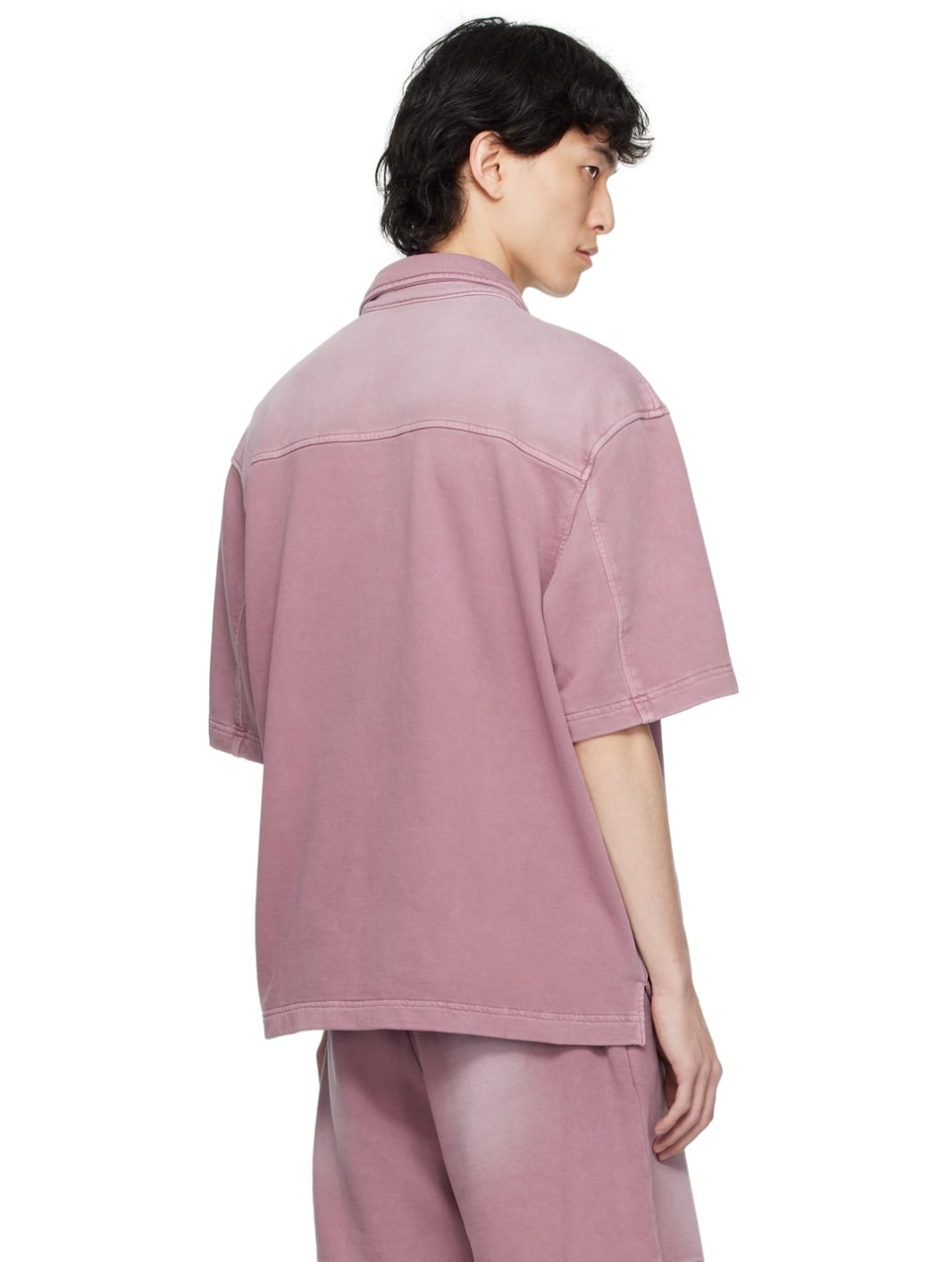 Purple Garment-Dyed Polo - 3