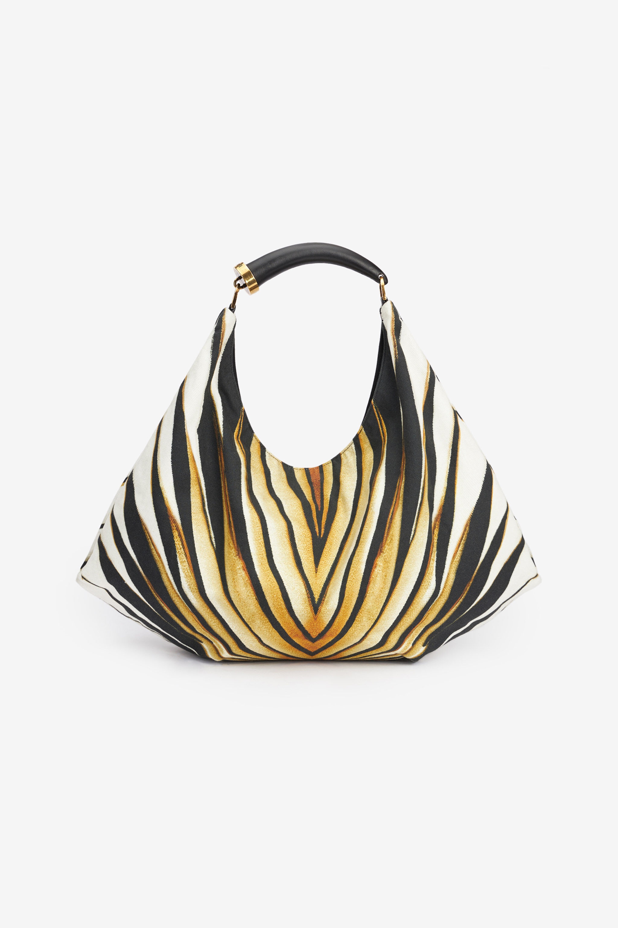 Ray Of Gold Print Shoulder Bag - 5