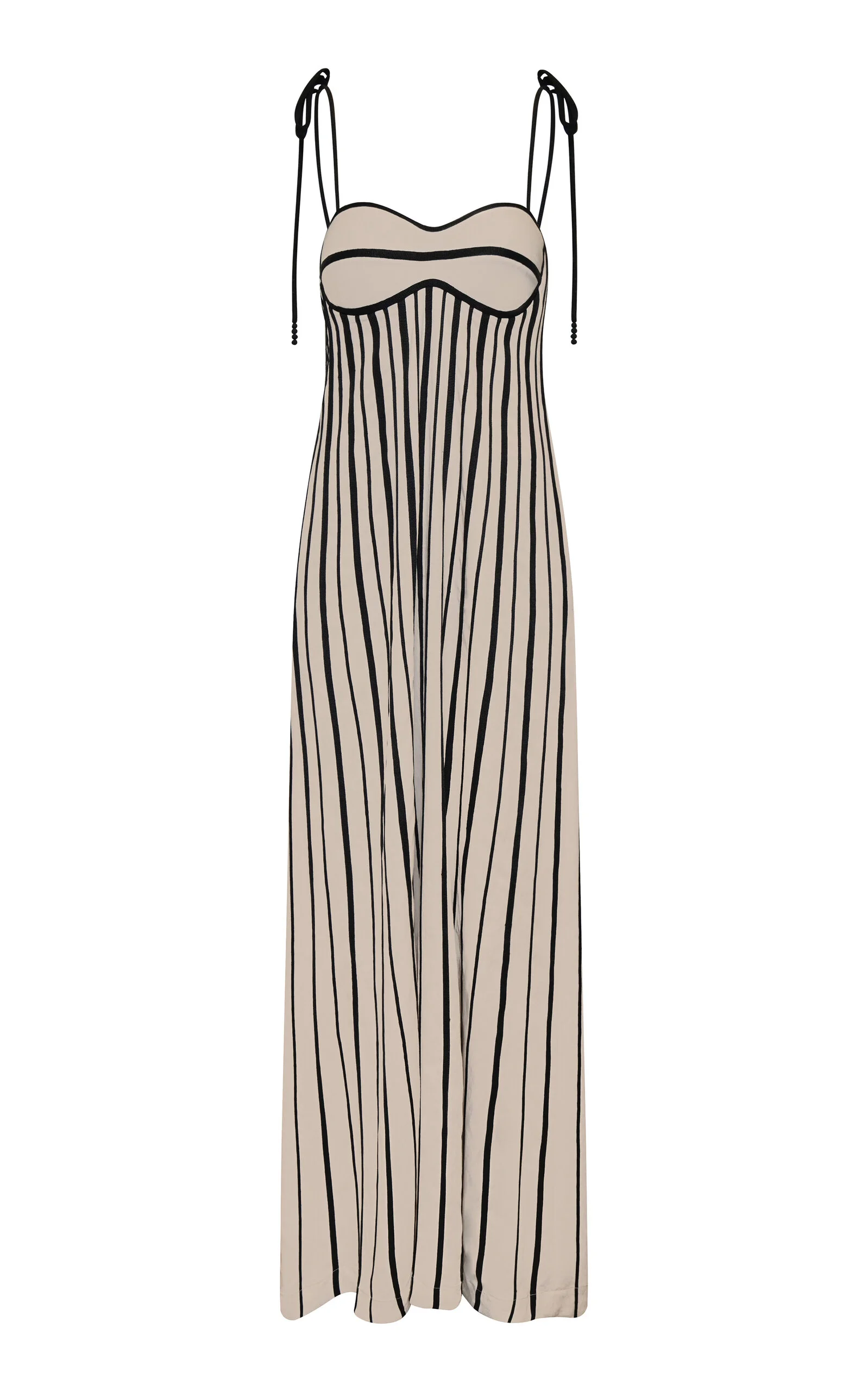 Para Ella Pleated Maxi Dress nude - 1