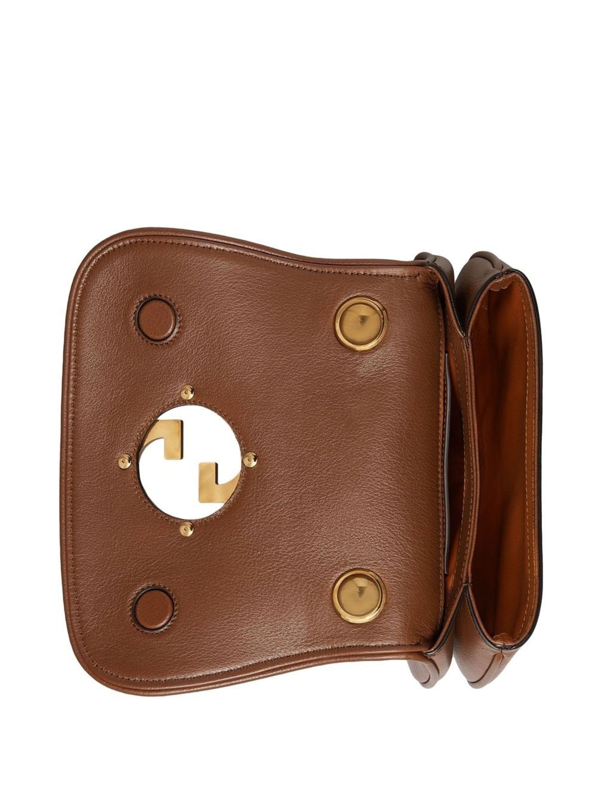 Brown Blondie Mini Leather Shoulder Bag - 5