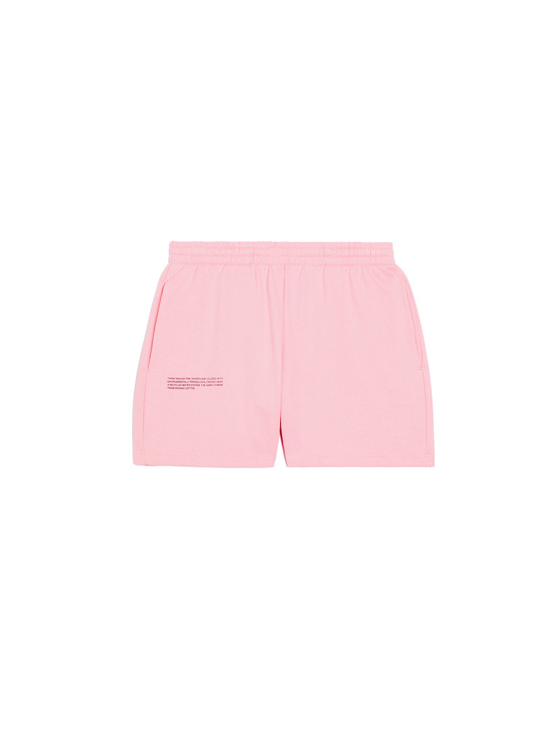 PANGAIA Womens 365 Midweight Shorts - Sakura Pink outlook