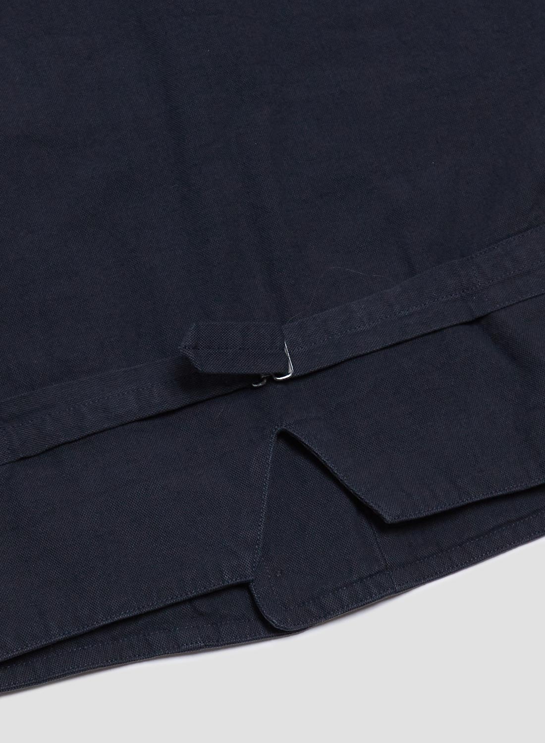 Waistcoat Cotton Broken Twill in Navy - 8