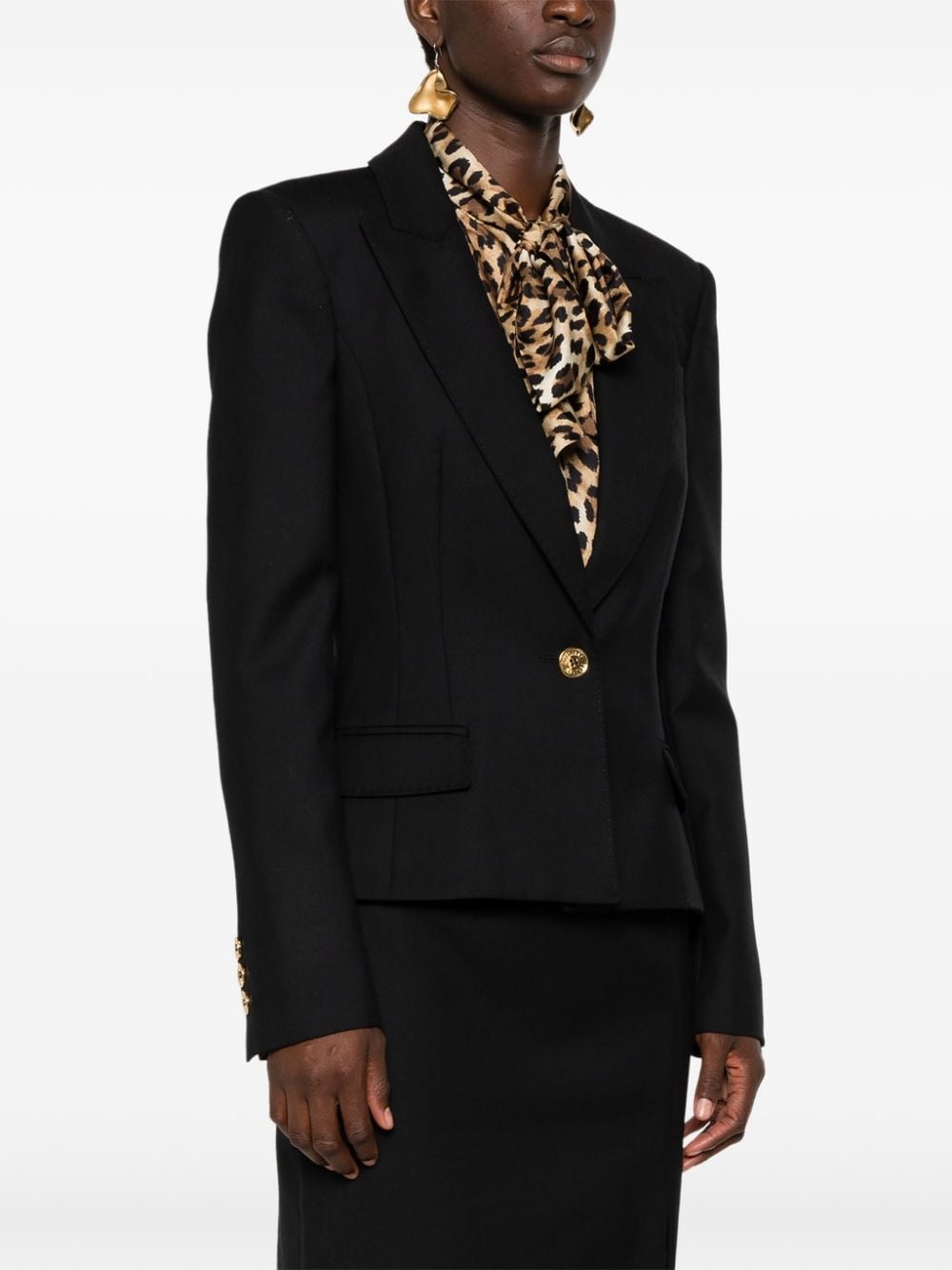 virgin wool blazer - 3