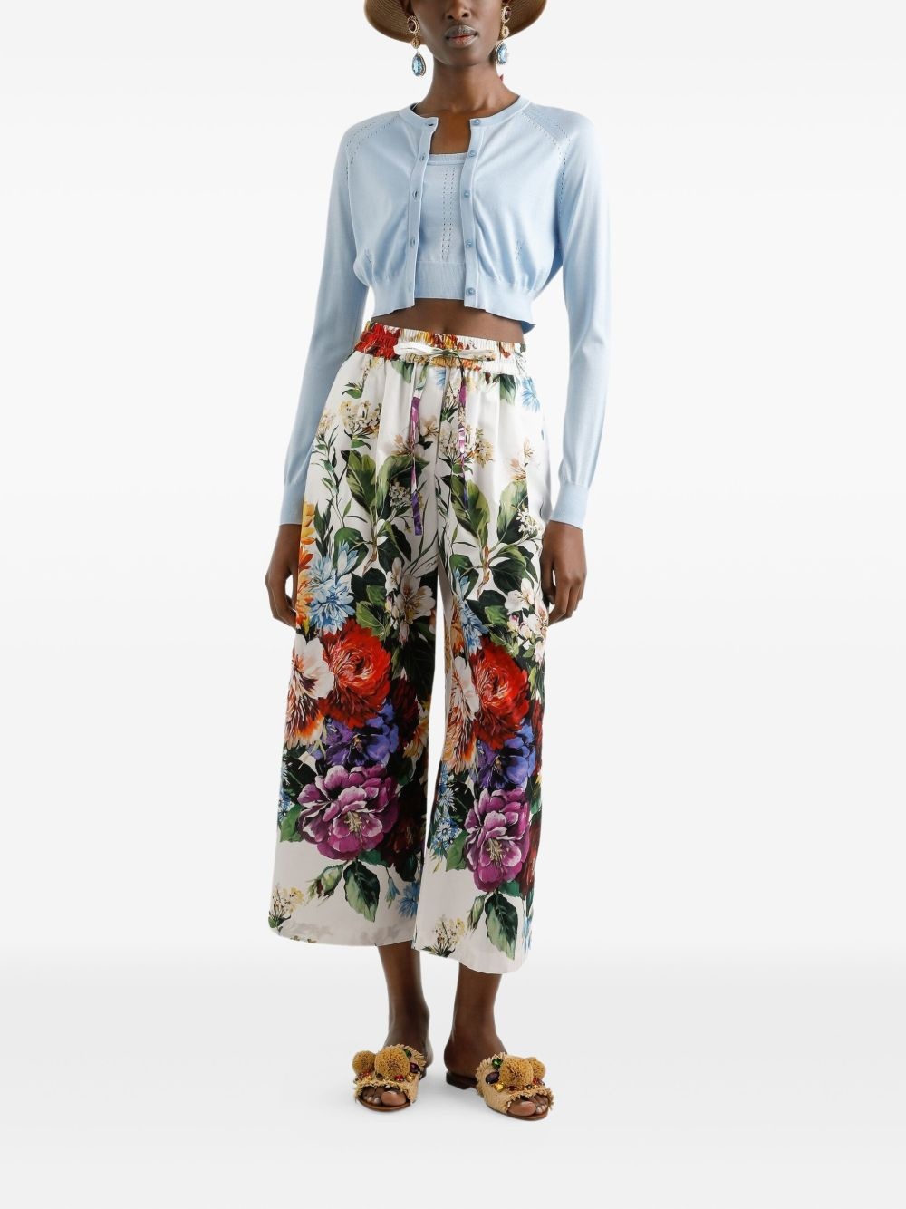silk-blend top - 2