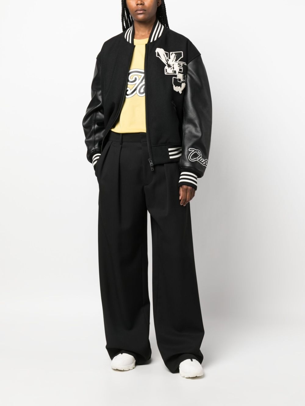 Varsity zipped bomber jacket - 3