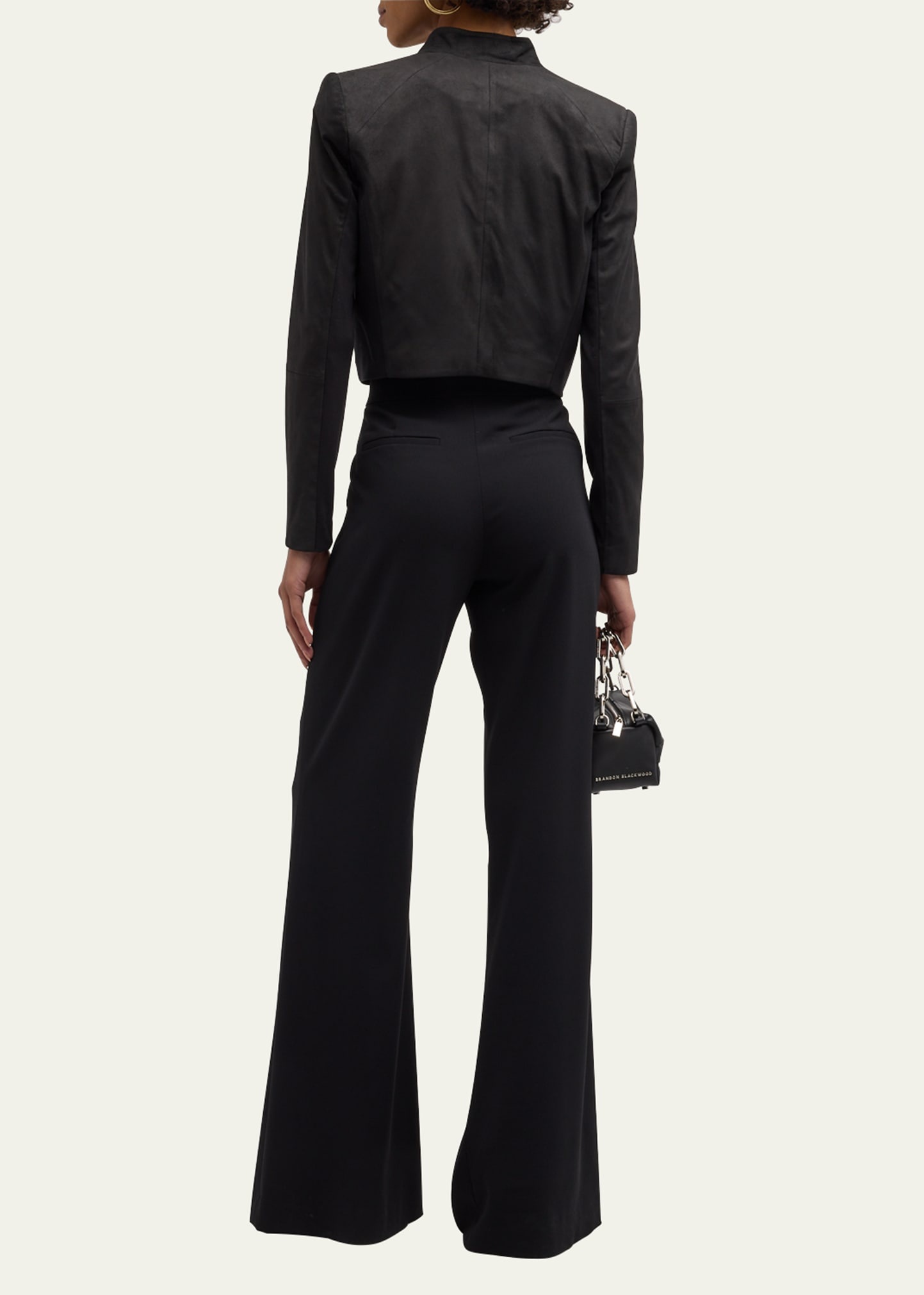 New Harvey Suede Open-Front Jacket - 3